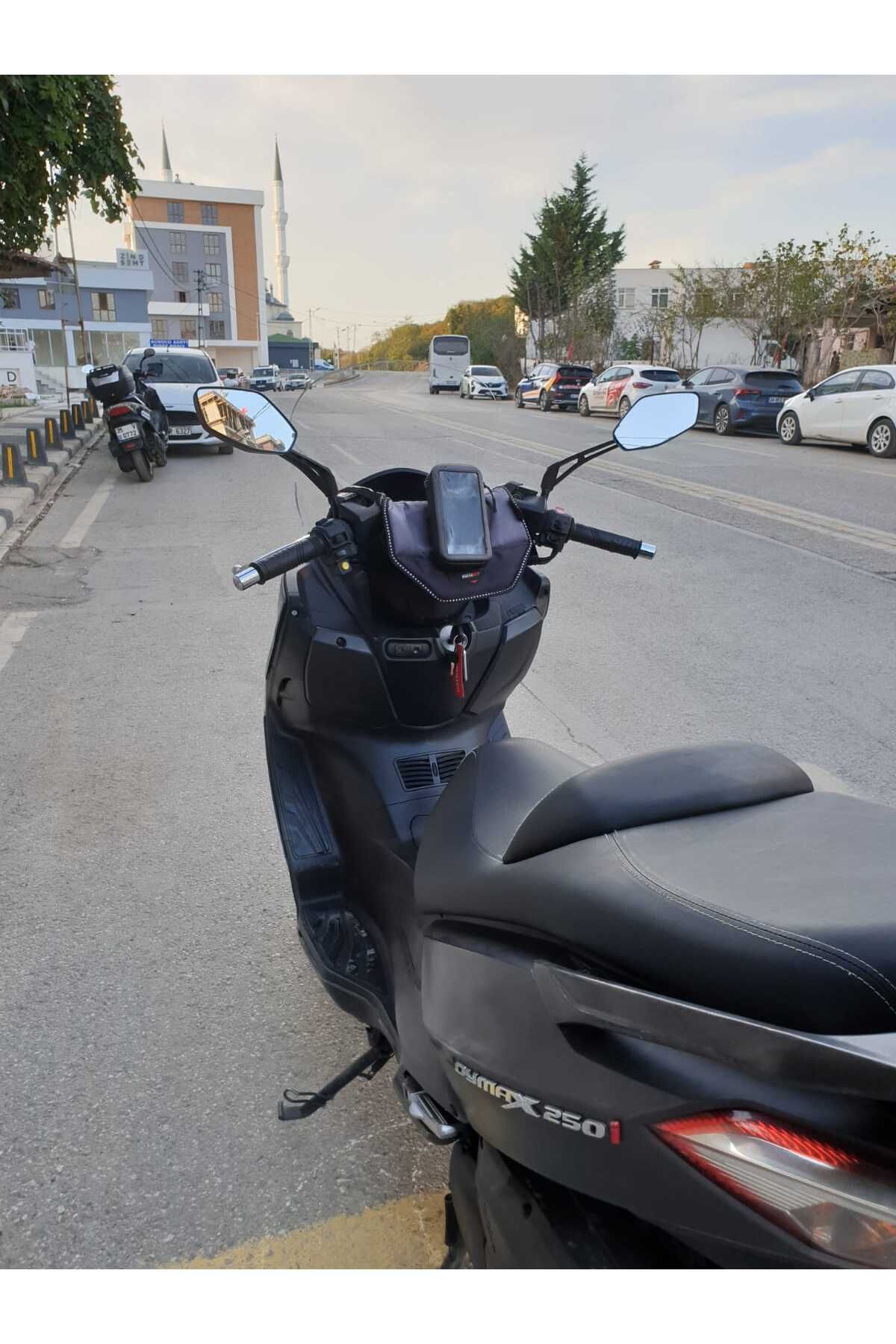 SYM Joymax 250 İ Siperlik Ön Cam 2013 2016 Model 54cm Şeffaf Renkli 4mm KISA SPOR CAM