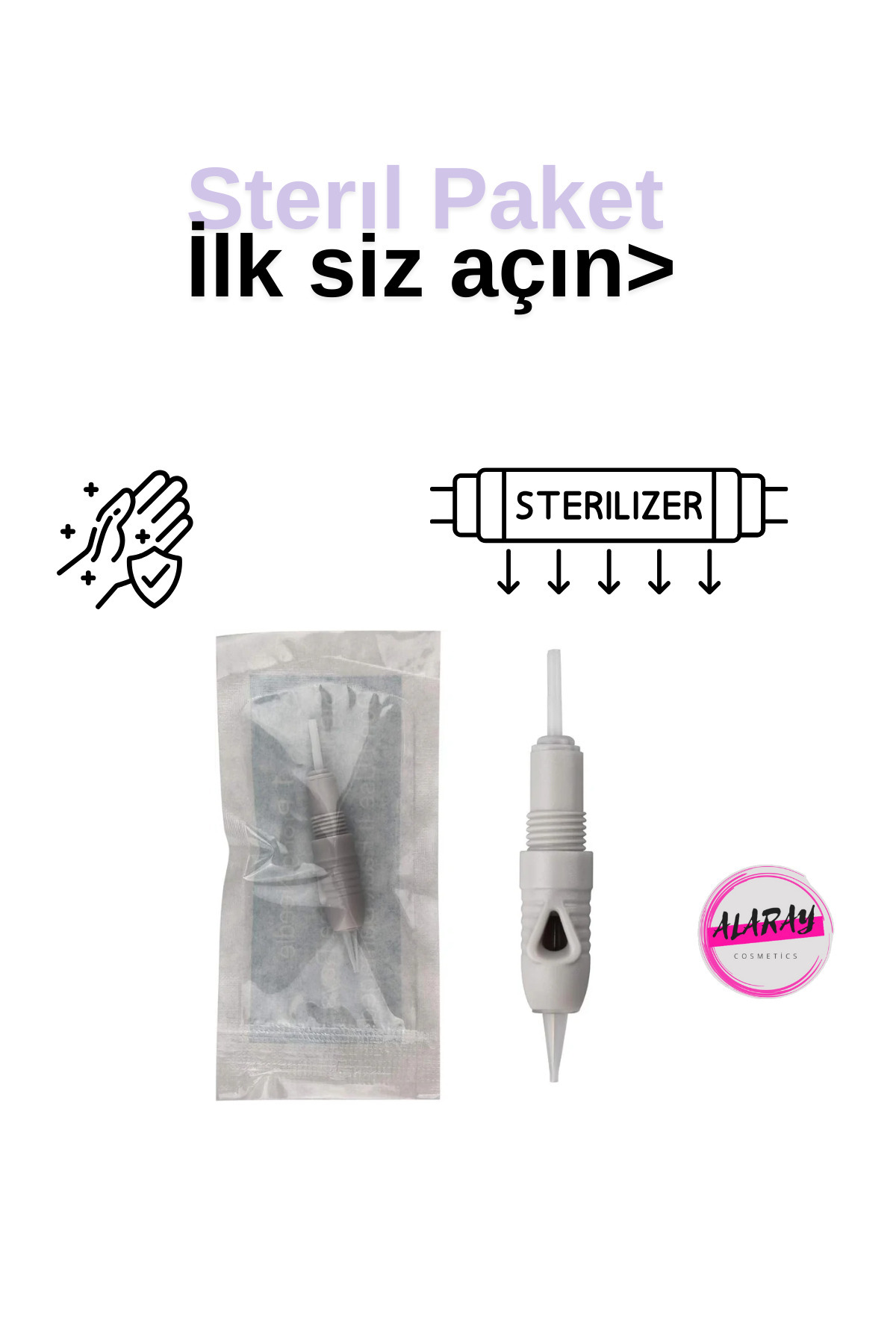Charmant Cihaz Kalıcı Makyaj Iğnesi 1p 10 Adet — charmantlıner1 — تصویر 2 از 4