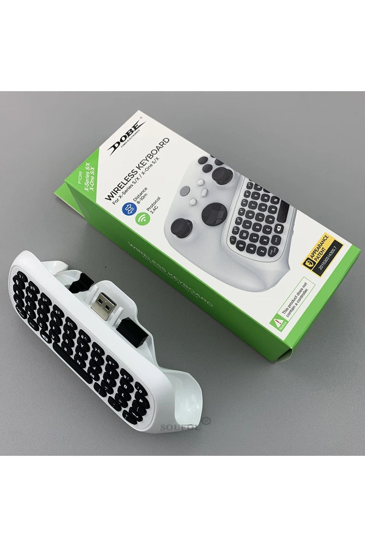 Choice-Wireless 2.4Ghz Mini Controller Keyboard Gaming Chatpad with Audio/Headset Jack for Xbox Series X... 1