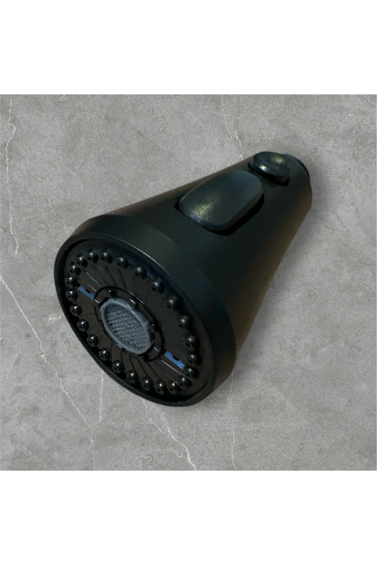 İSAOĞLU YAPI Siyah Spiralli Musluk Başlığı Yedek Parça Spiralli Batarya Uyumlu Fonksiyonel Başlık