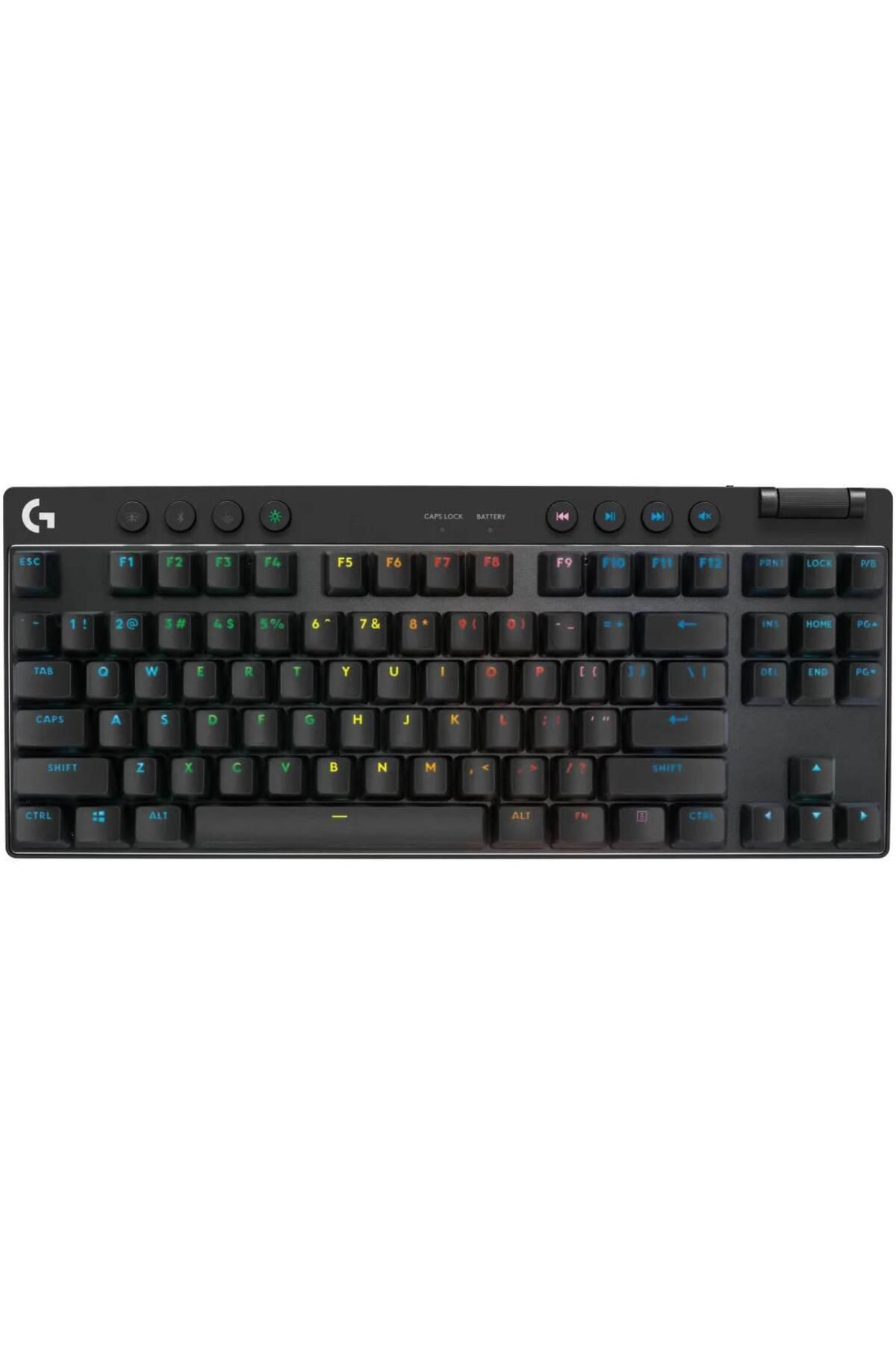 logitech-Pro X TKL Lightspeed Wireless Gaming Keyboard Black 1