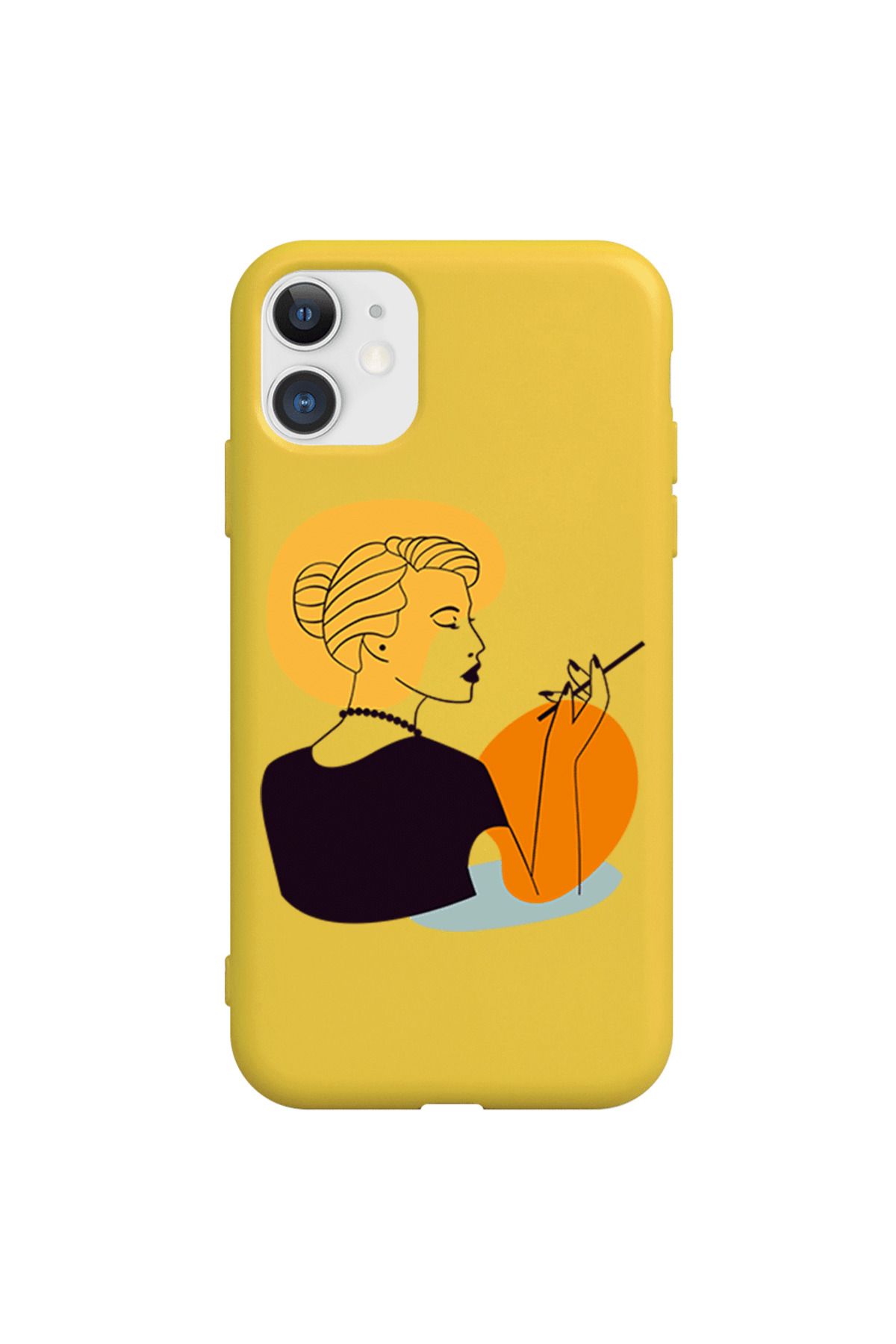 Royaleks iPhone 11 Lansman Kılıf - Art Woman 2