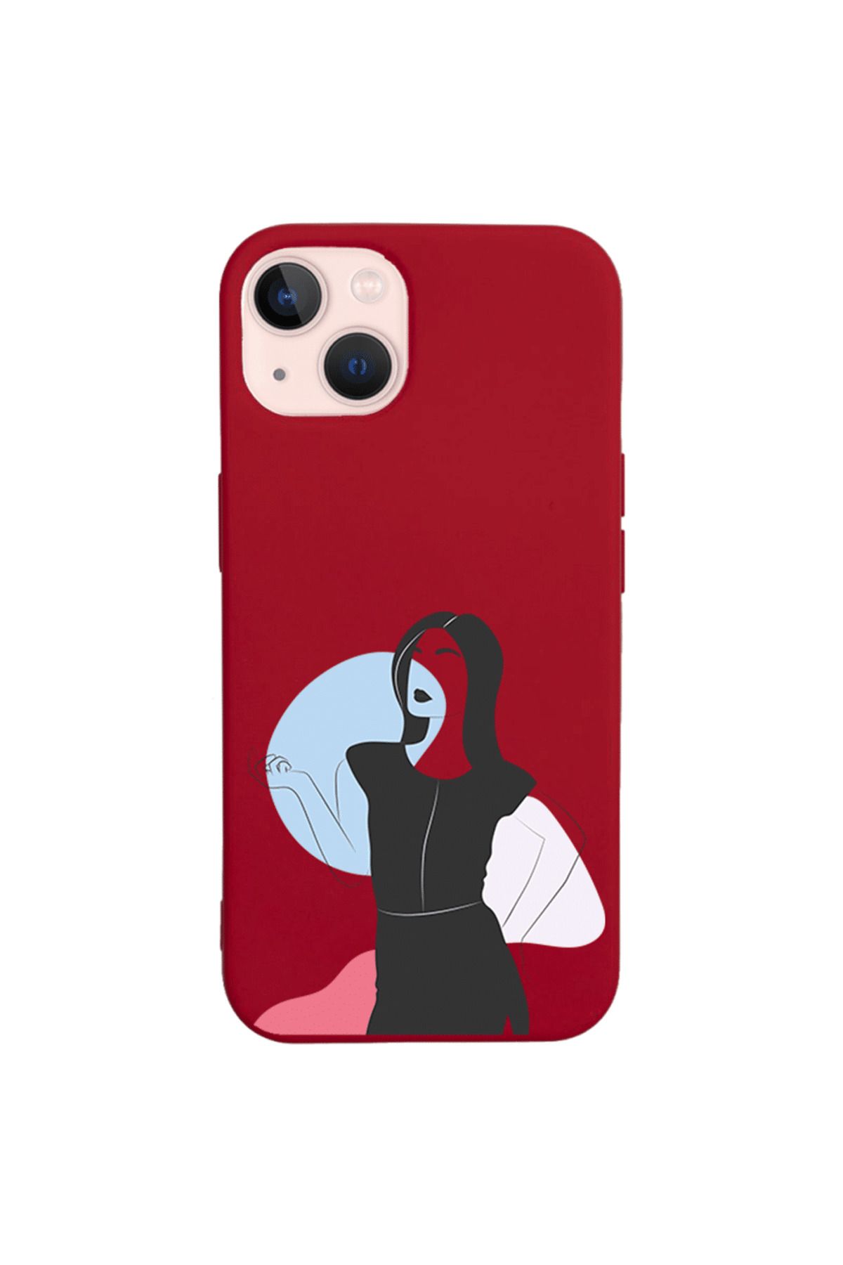 Royaleks iPhone 13 Lansman Kılıf - Art Woman 1