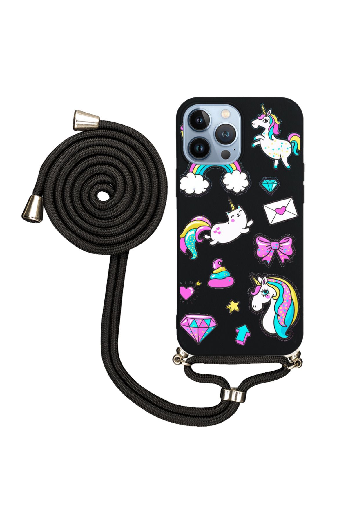 Royaleks iPhone 13 Pro İpli Lansman Kılıf - Unicorns Blank