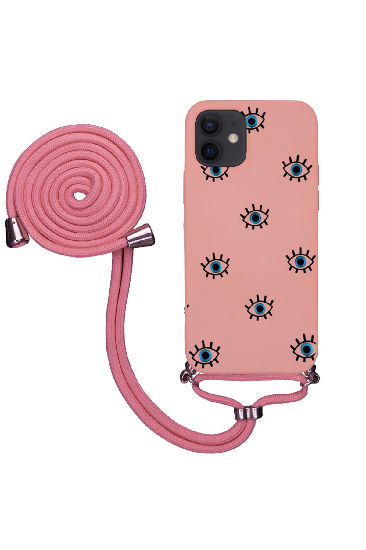 Royaleks iPhone 12 Mini İpli Lansman Kılıf - Gözler
