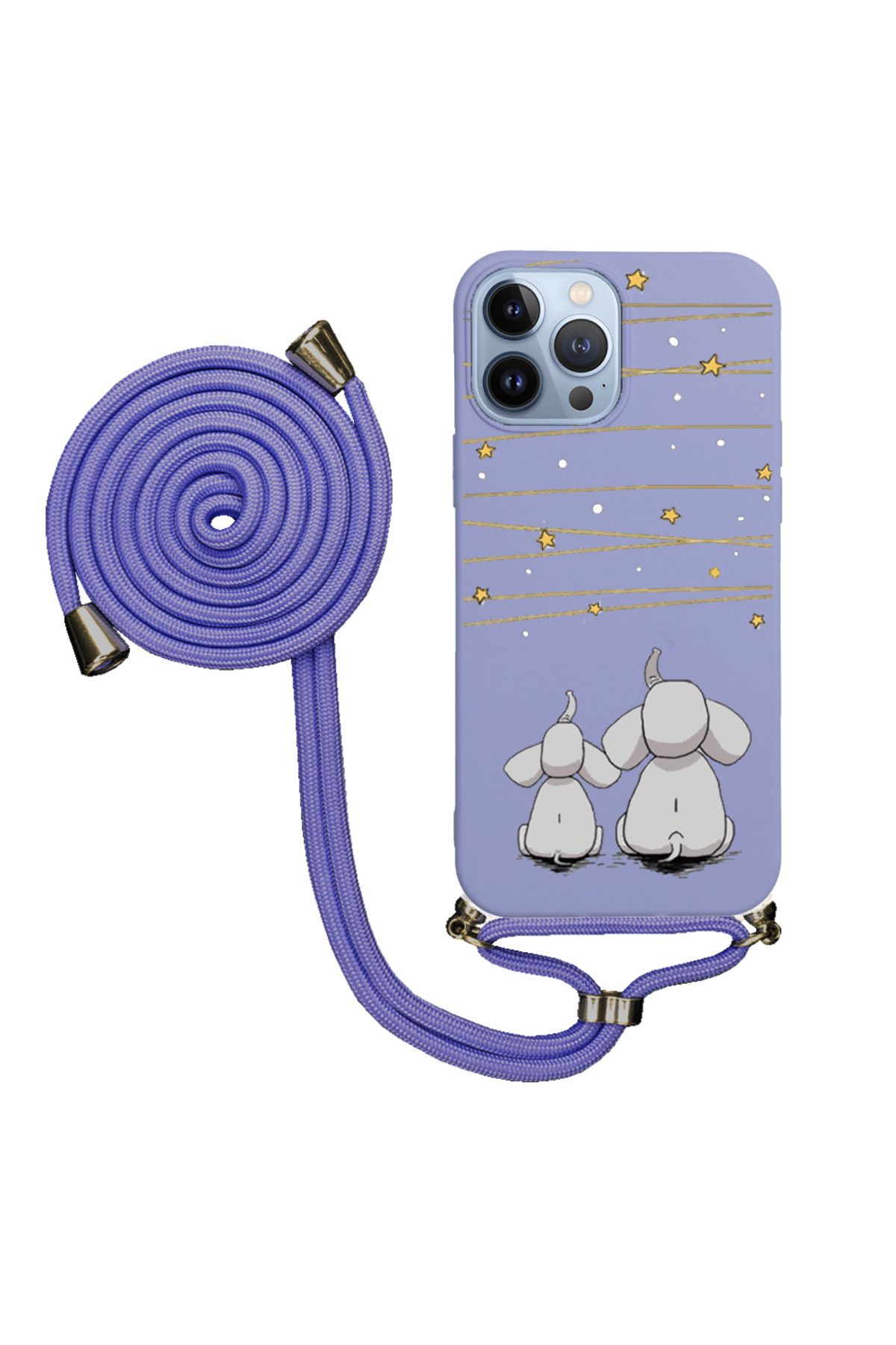 Royaleks iPhone 13 Pro Max İpli Lansman Kılıf - Elephants And The Stars