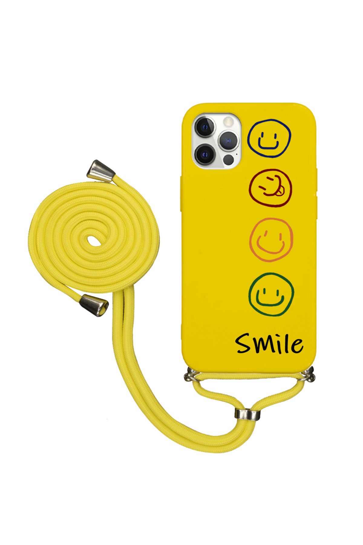 Royaleks iPhone 12 Pro Max İpli Lansman Kılıf - Smile