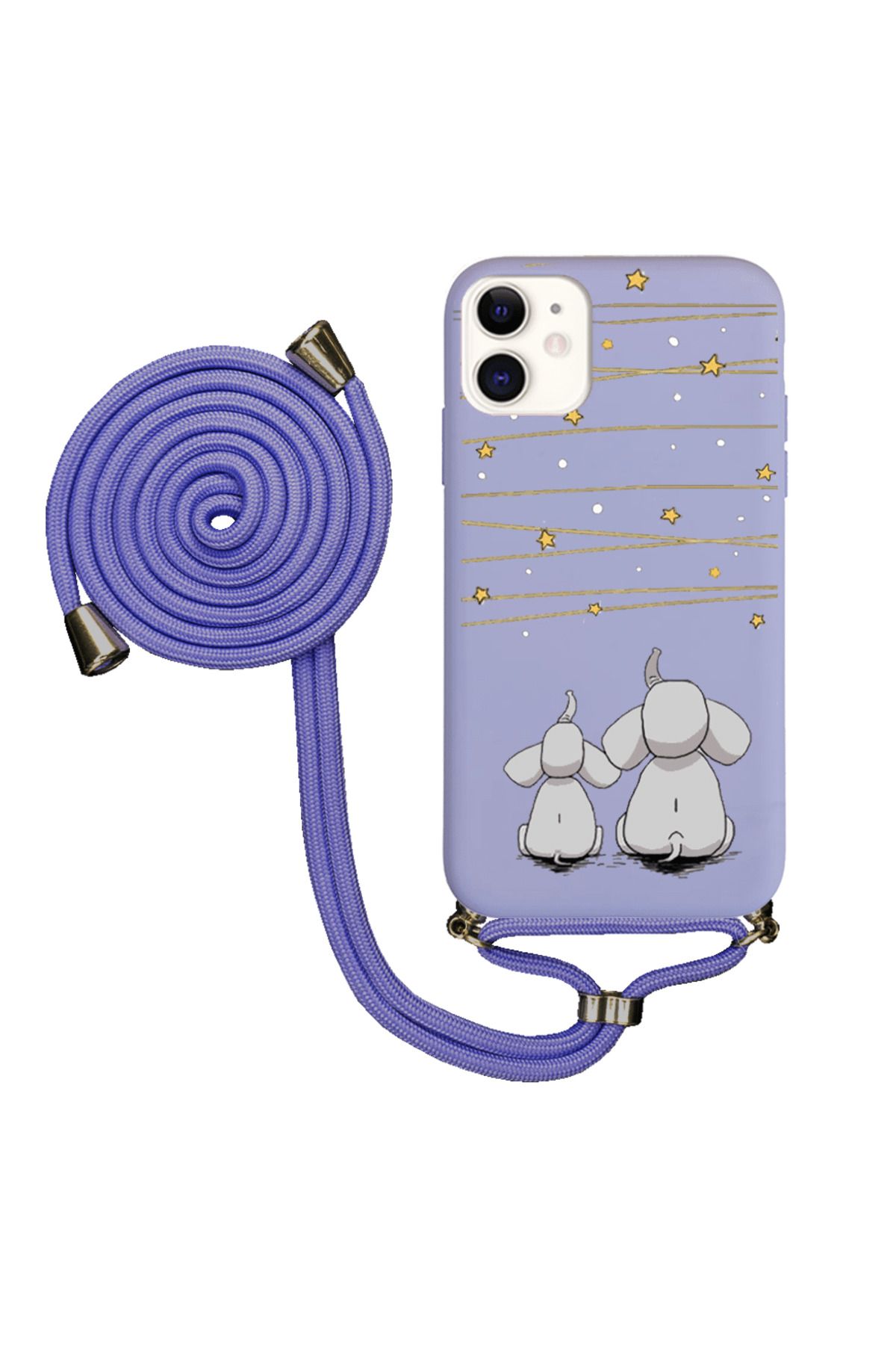 Royaleks iPhone 12 İpli Lansman Kılıf - Elephants And The Stars