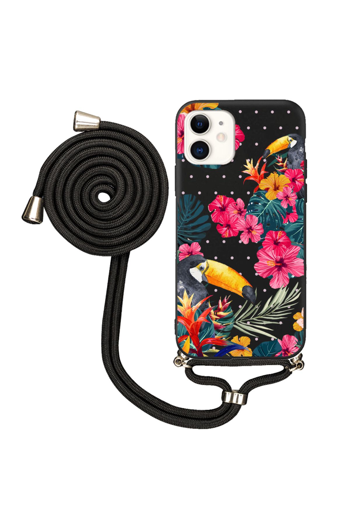 Royaleks iPhone 12 İpli Lansman Kılıf - Tropical