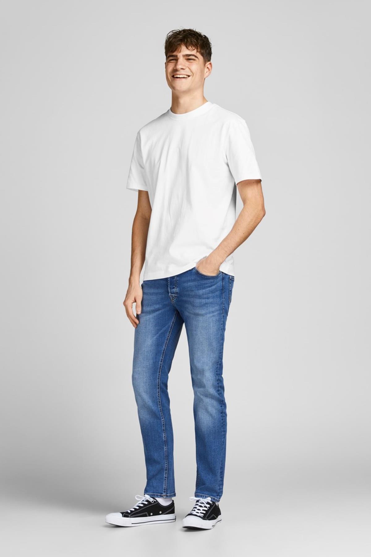 تی شرت مردانه طرح Jjerelaxed مدل Ss O-Neck Noos Ss کد 12190467 جک اند جونز تی شرت Jack & Jones