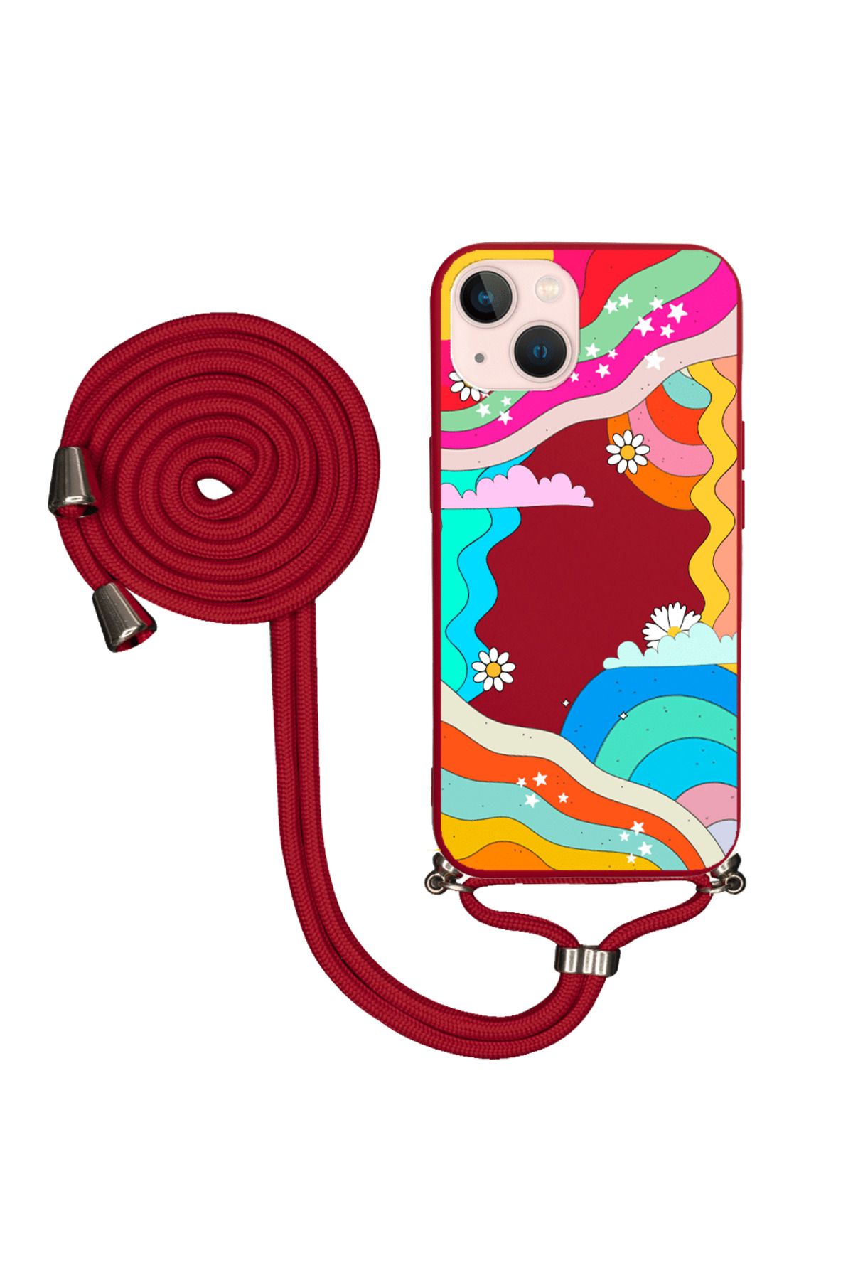 Royaleks iPhone 13 İpli Lansman Kılıf - Colors