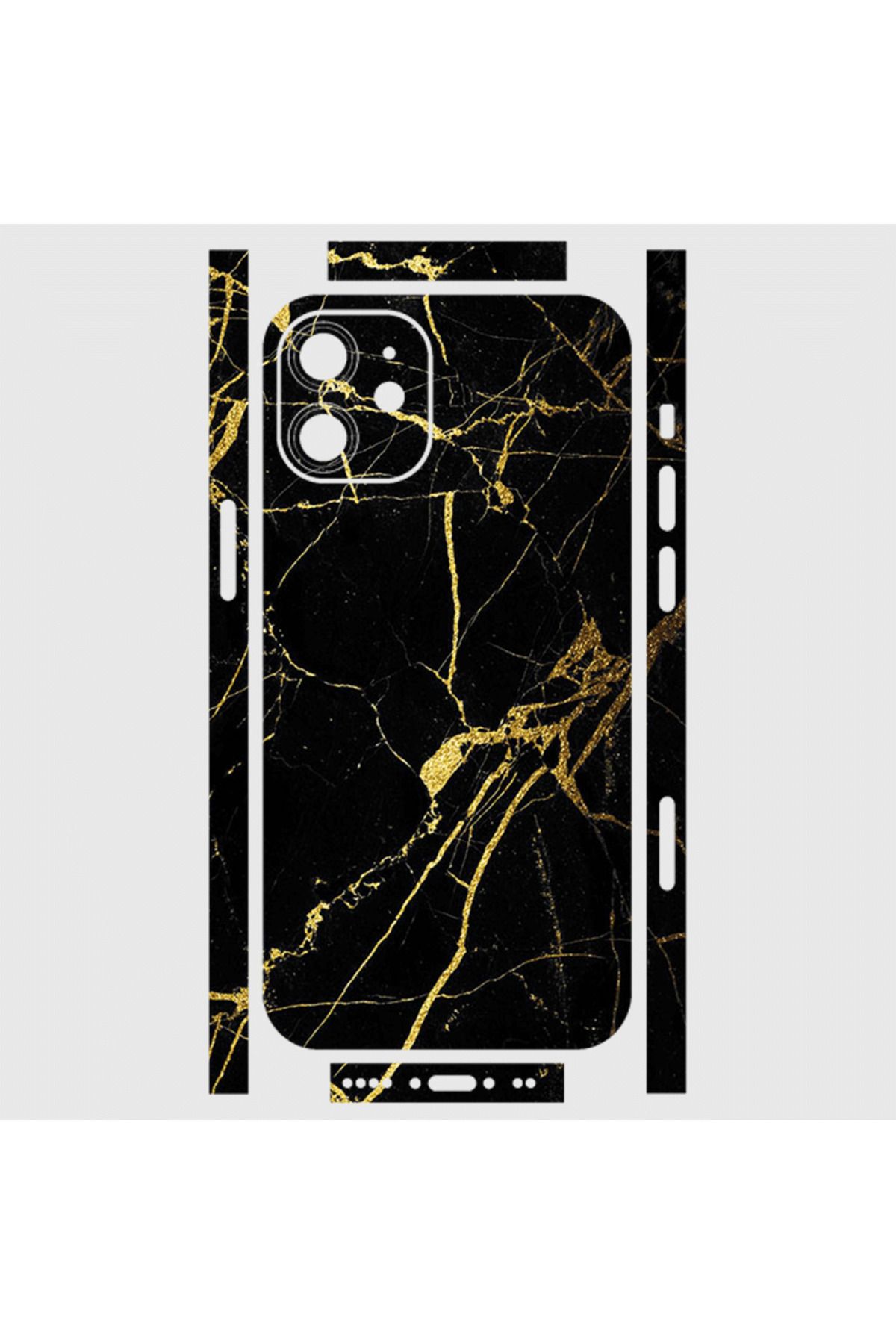 Royaleks iPhone 12 Mini Telefon Kaplama - Mermer 27