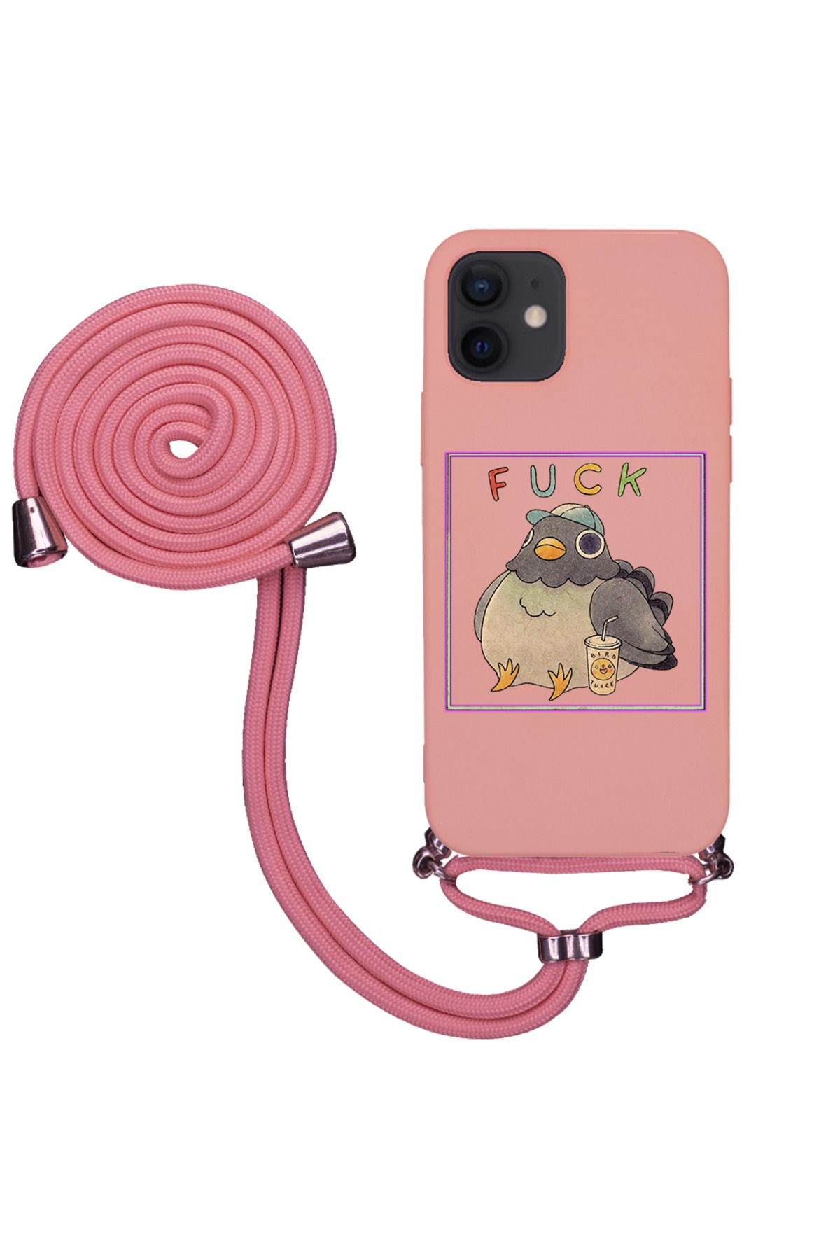 Royaleks İphone 12 Mini İpli Lansman Kılıf - Fuck