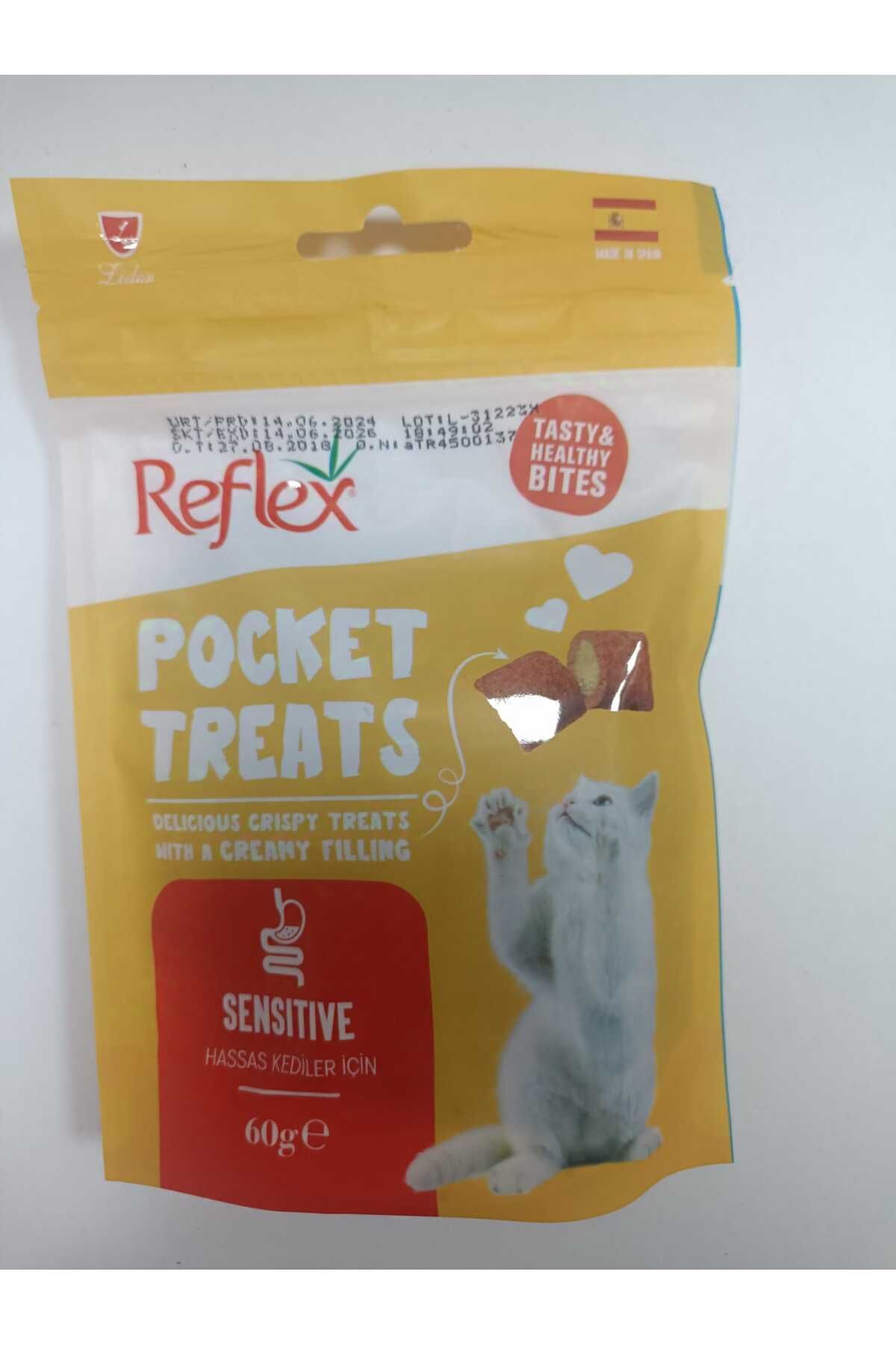 Reflex Hassas Kedi̇ler İçi̇n Tavuklu Ödül Mamasi 60gr