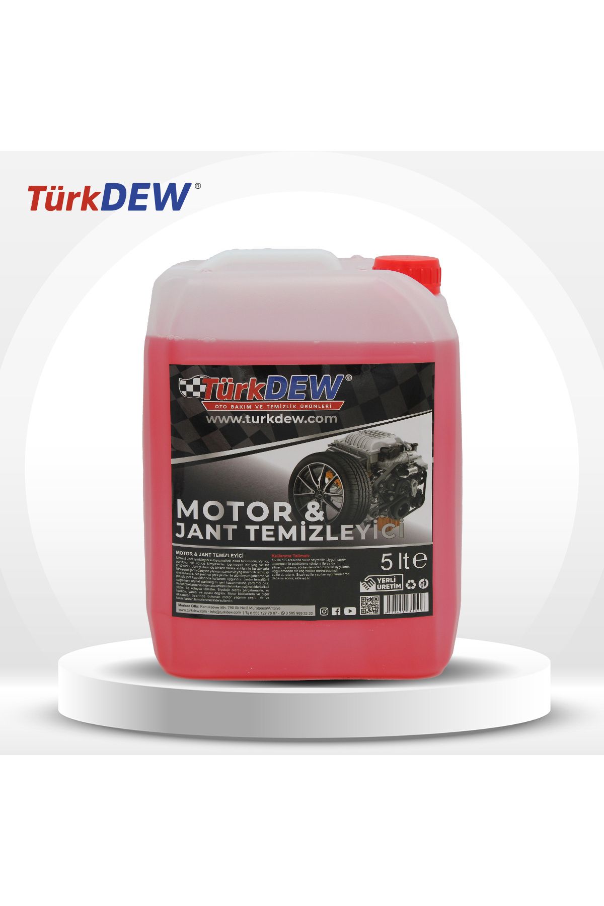 TürkDEW Motor & Jant Temizleyici 5 lt