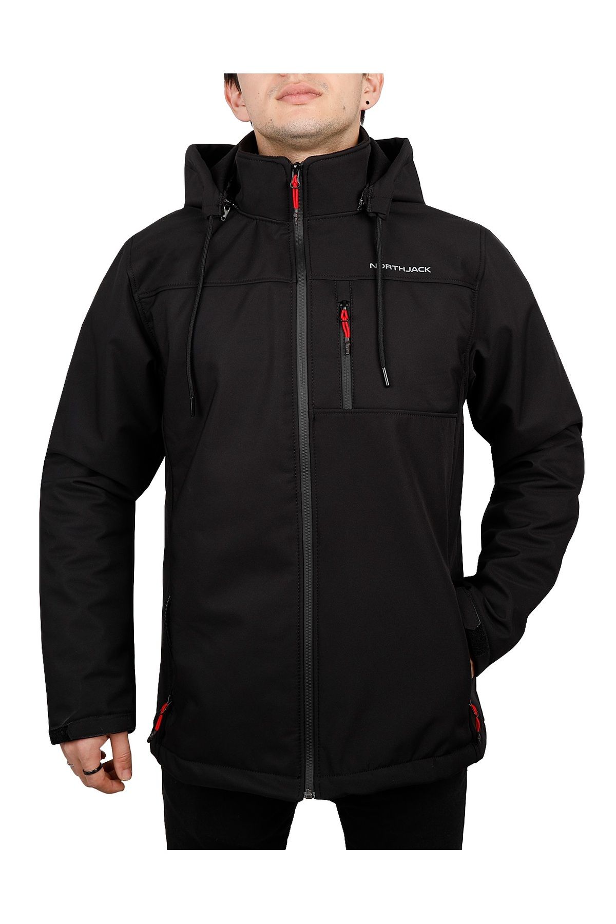 کاپشن مردانه Softshell مقاوم در برابر آب و باد Northjack