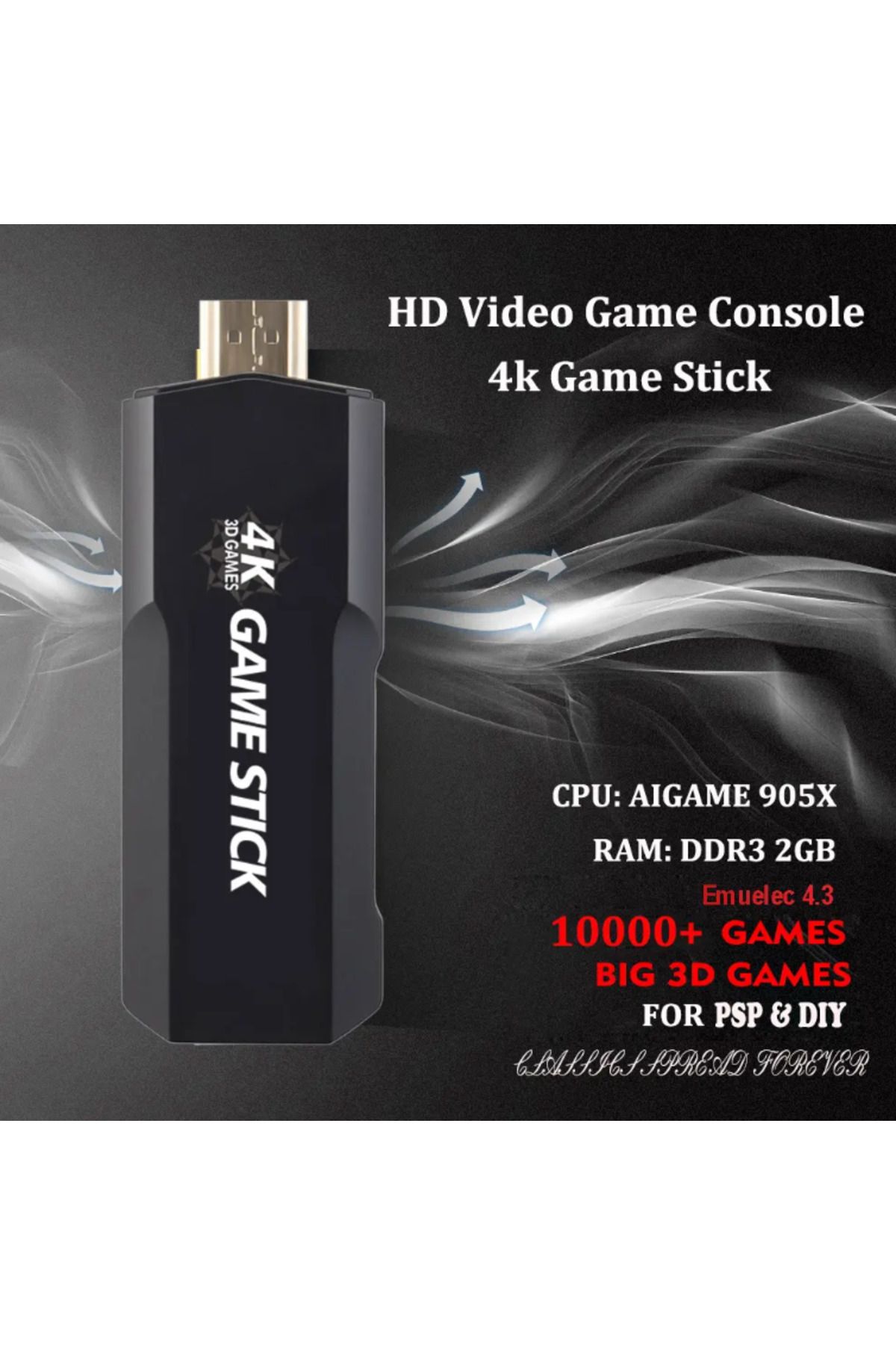 HZL Tv Atari 4K HDMI GAME STICK 20000 OYUNLU Game Stick