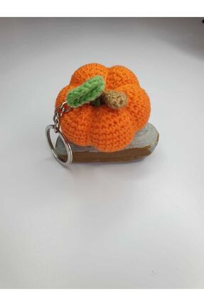 Gülbeşeker Tasarım Amigurumi Balkabağı Anahtarlık