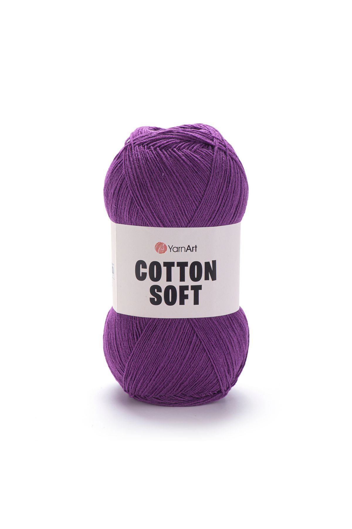 Yarnart-Fire de tricotat manual din bumbac moale violet 50 1