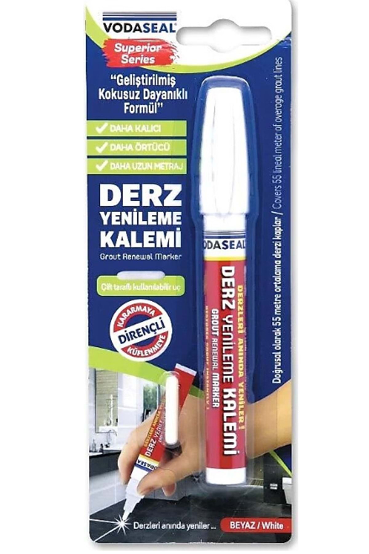 SS Single Joint Pen White