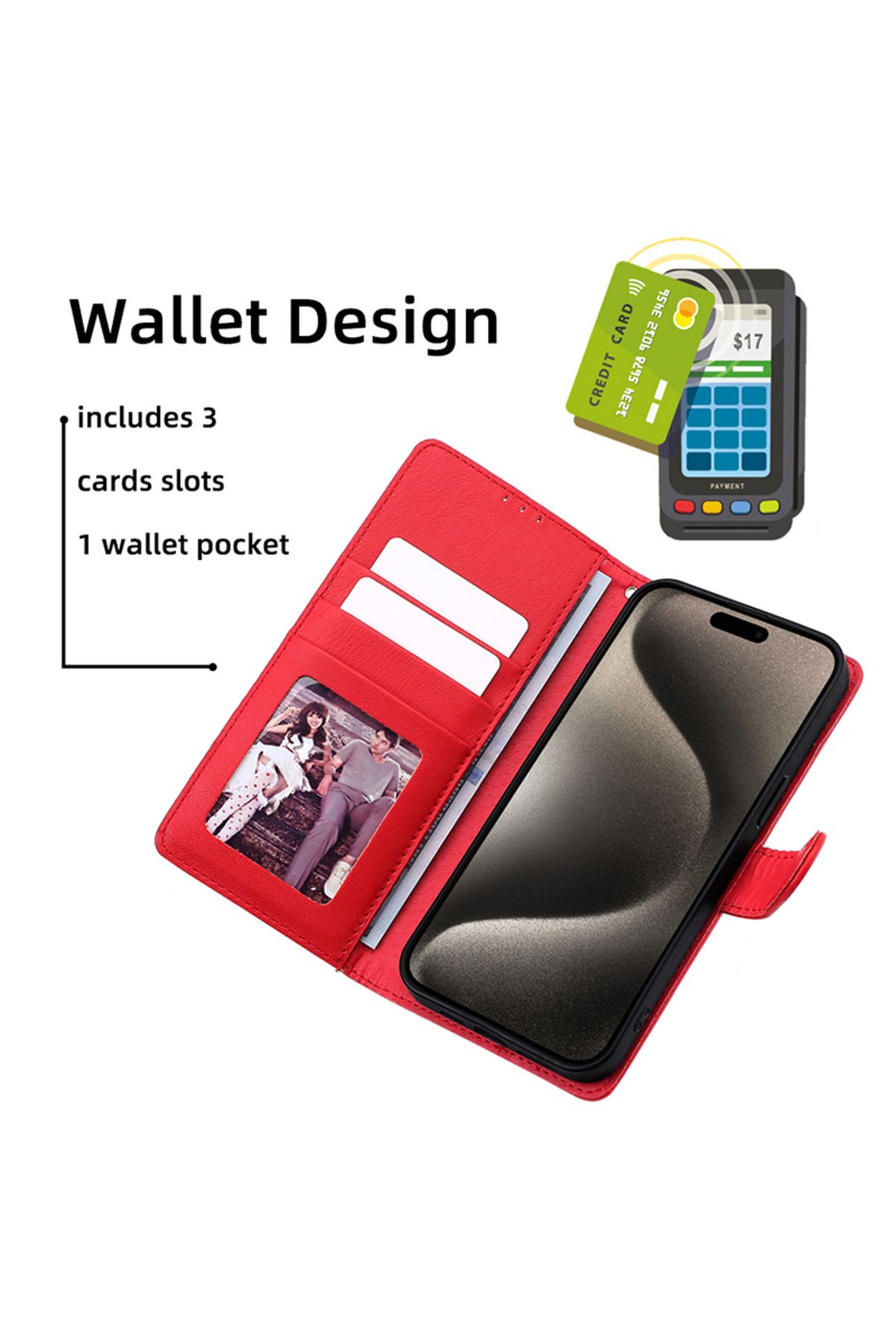 Choice-Filp Leather Case For Nokia 1.3 1.4 2.2 2.4 3.1 3.1a 3.1c 3.2 3.4 4.2 5.1 5.3 5.4 6 6.2 7.1 7.2 ... 4