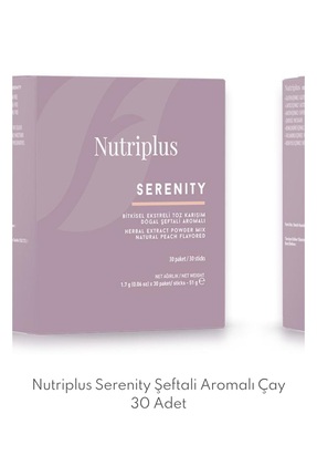 Nutriplus serenity şeftali aromalı çay