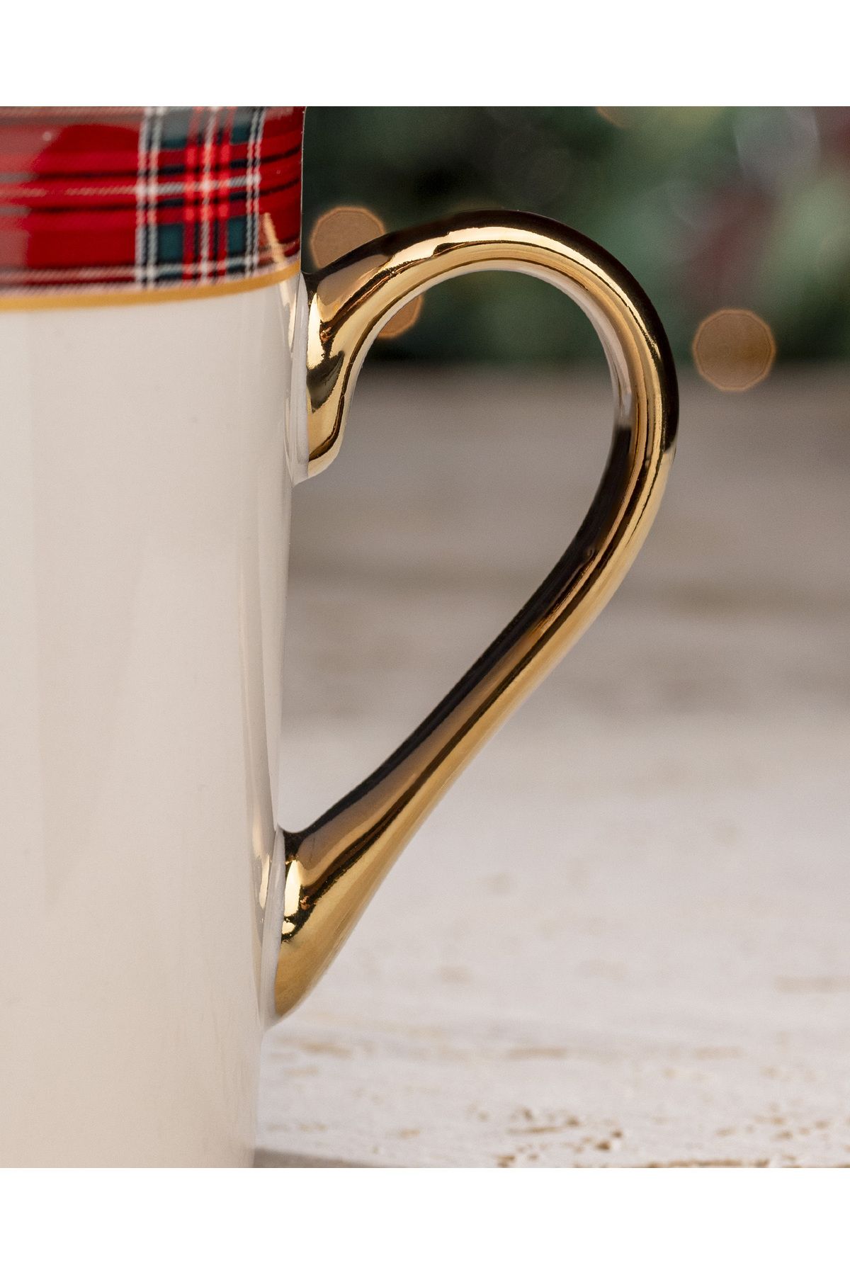 Madame Coco-Reve Terra Mug - White/Red - 280 ml 4