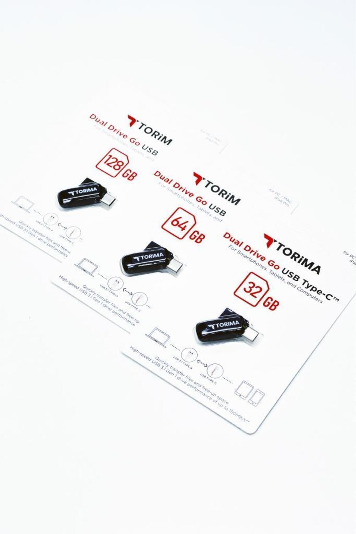 Torima-Black 32Gb Dual Drive Usb-Type-C Otg 3