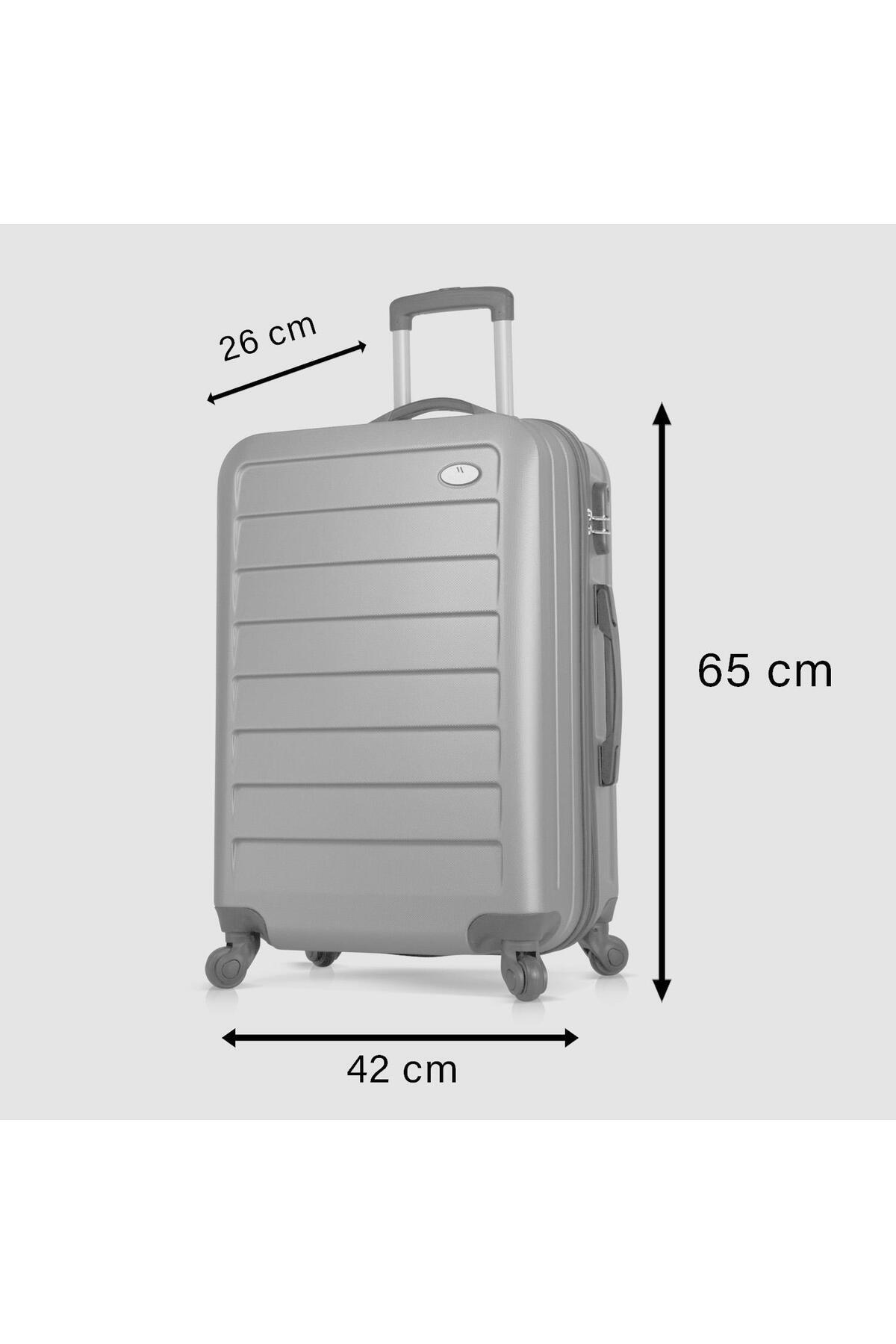 My Valice  Ruby Abs Orta Boy Valiz Siyah - Görsel 5