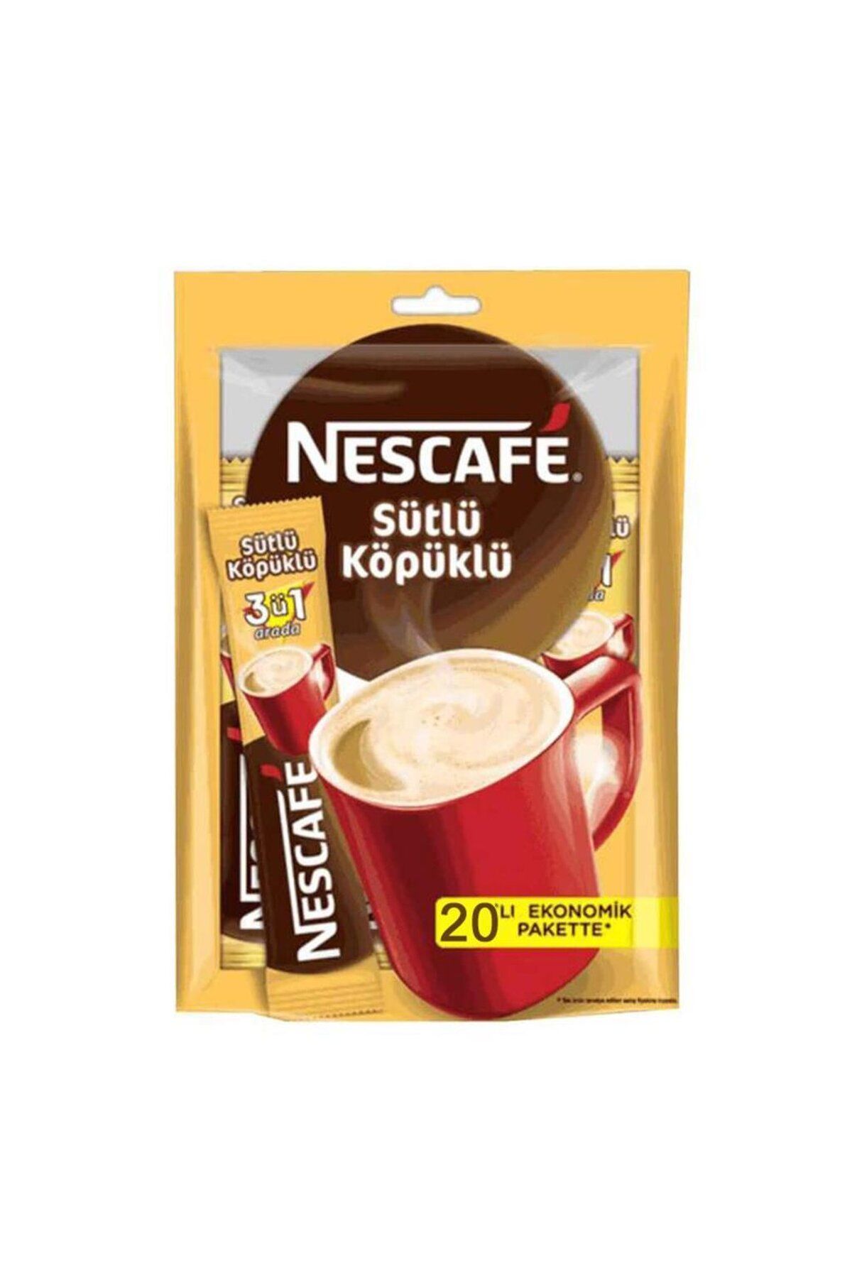 Nescafe 3ü1 Arada Bol Köpüklü 17.4 G x 10 Adet