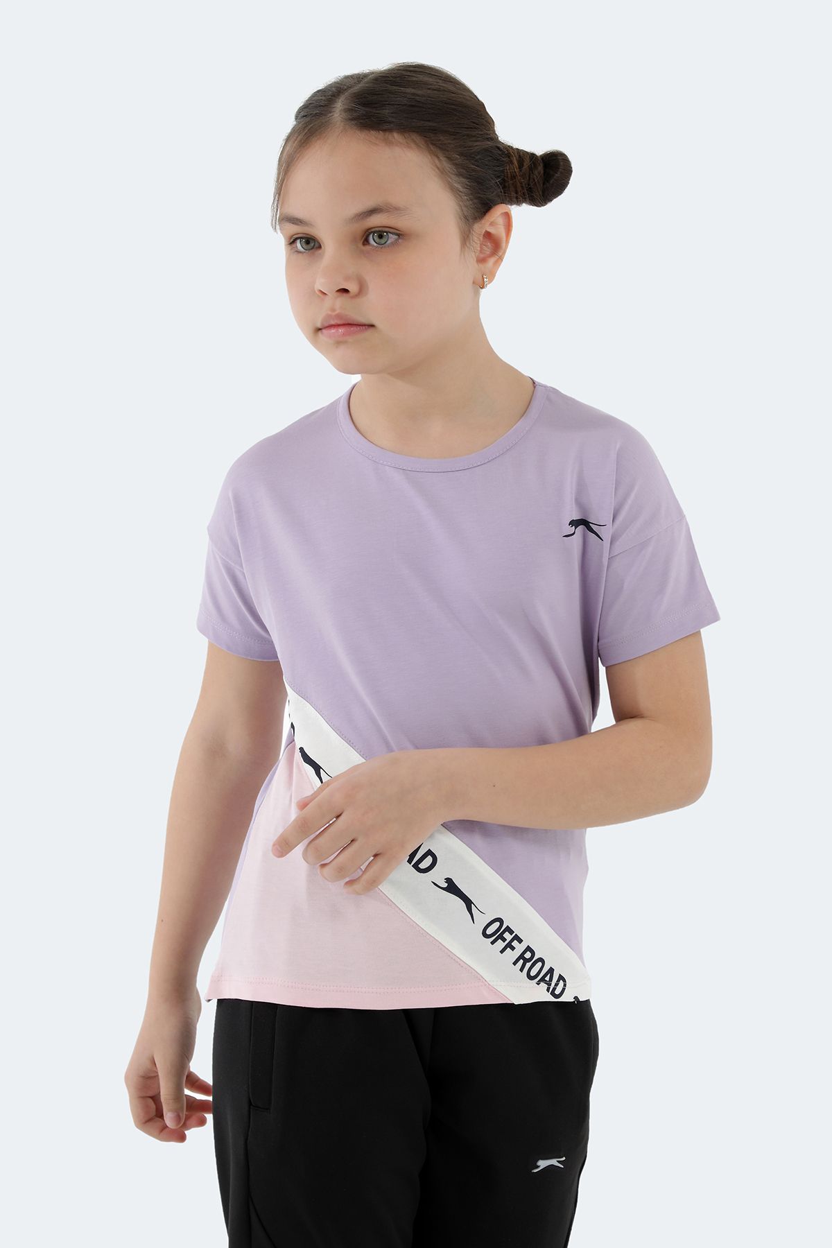 Slazenger-Lilac Pına Girl's T-Shirt 5