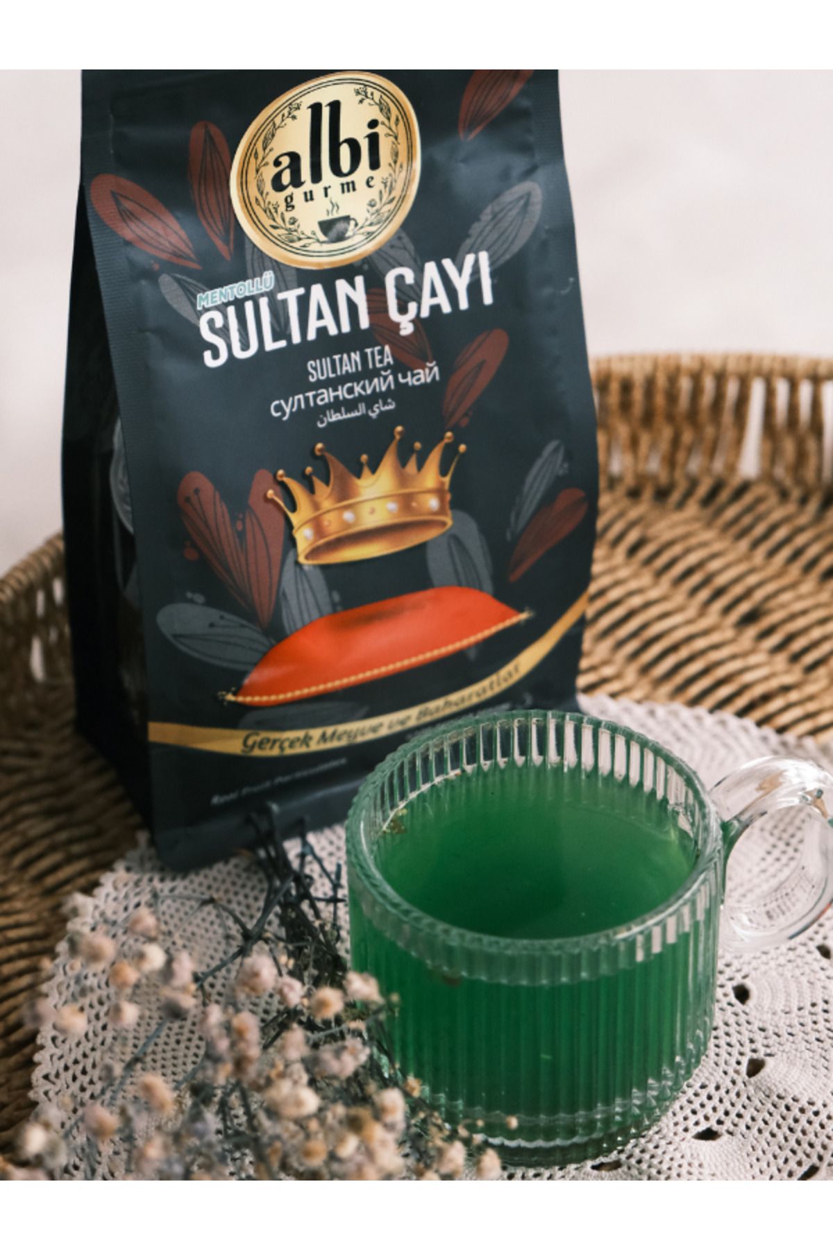 ALBİ GURME Mentollü Sultan Çayı Meyve Ve Baharatlar 250 gr