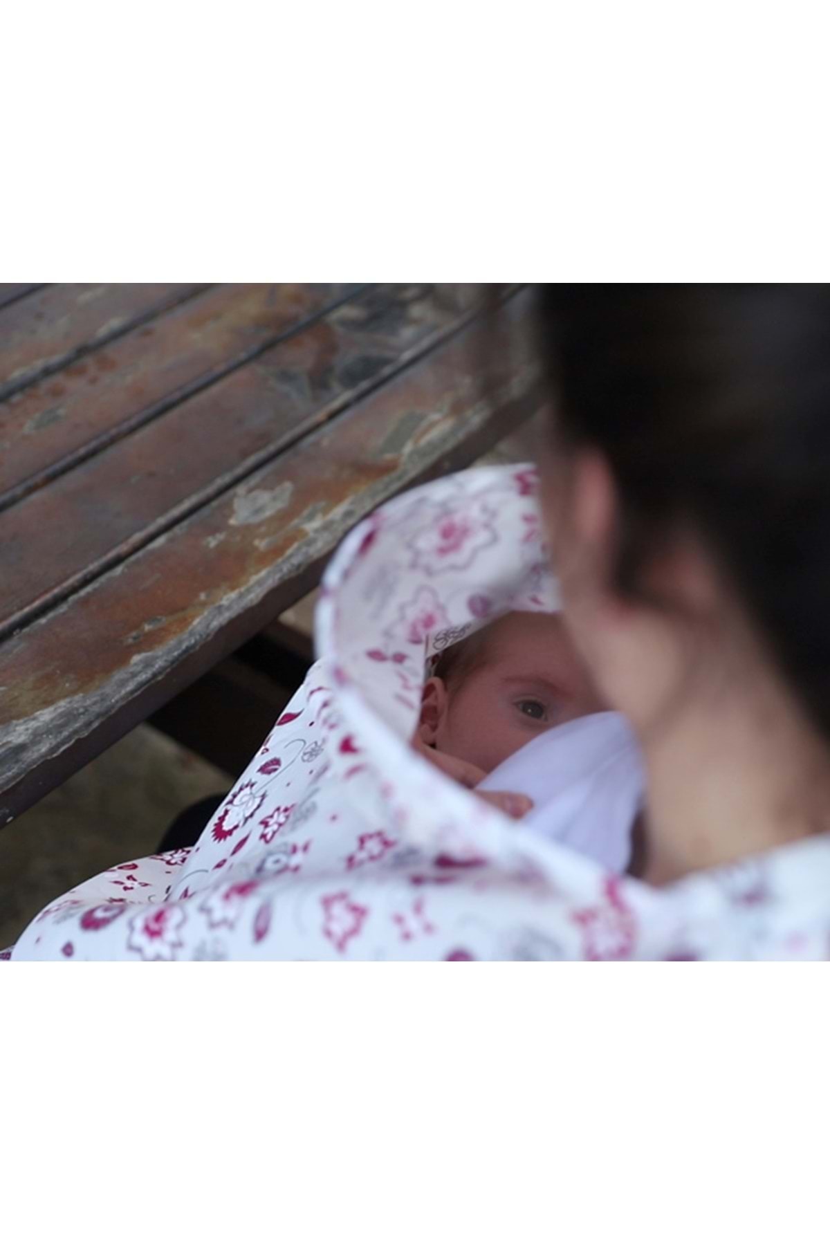 mycey Mavi Düz Emzirme Önlüğü fotoğrafı 7 (önizleme)