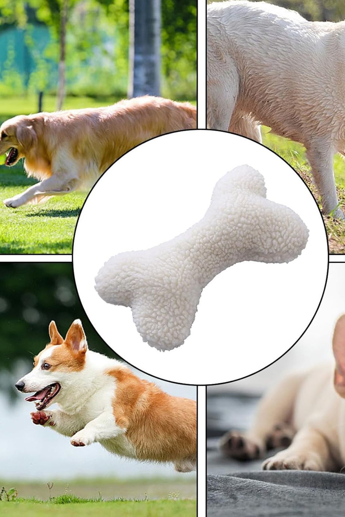 Nurnivus-Osseous Dog Stress Teething Traction Pillow Toy Dog Play Pillow Dog Toy 7