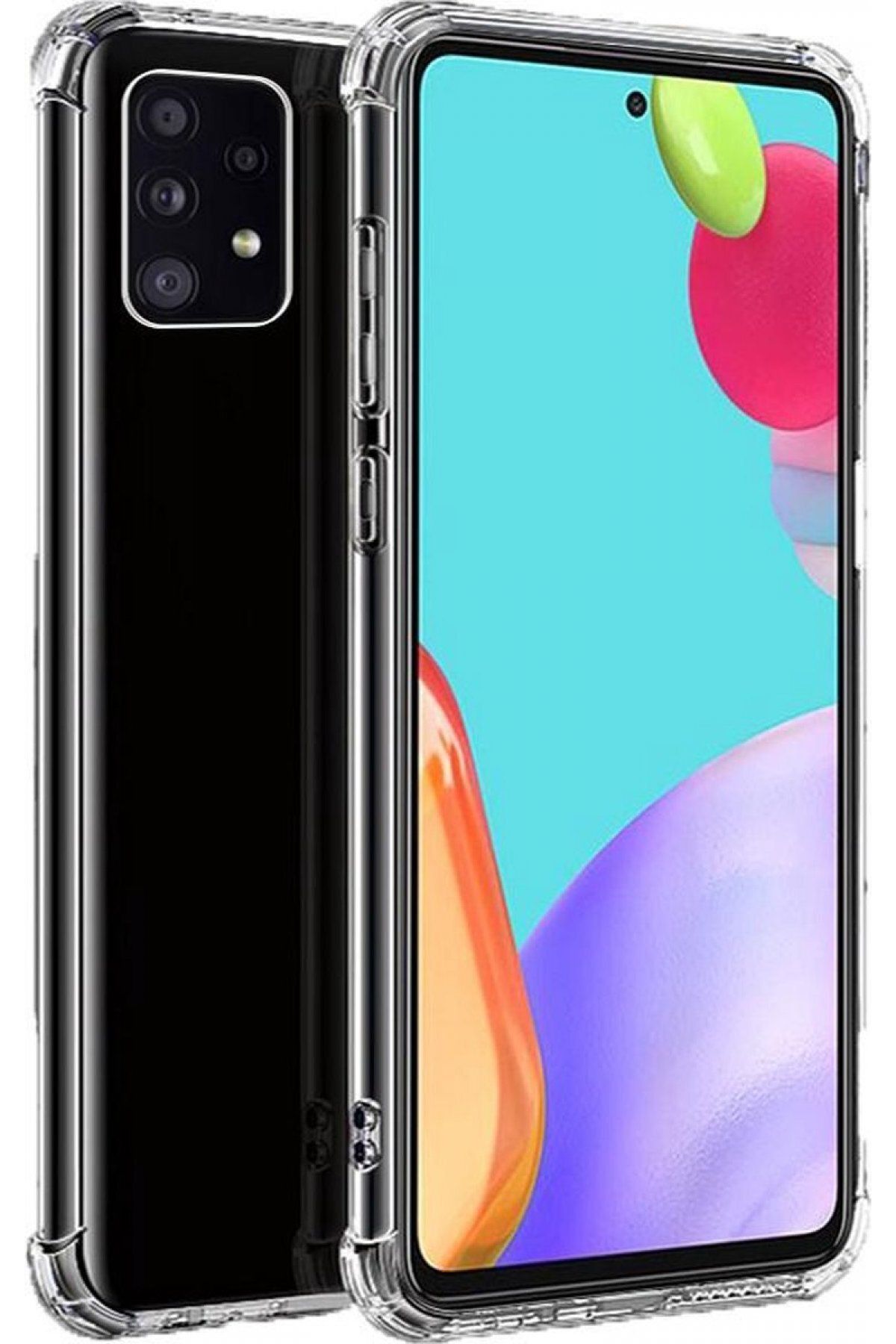 NewFace Samsung Galaxy A52 Kılıf Olex Tpu Silikon ZRNET