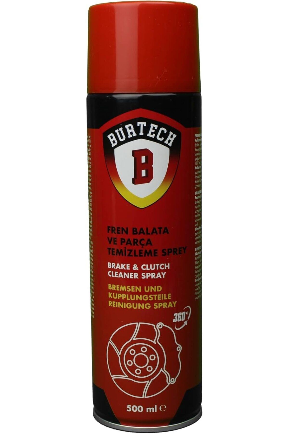 burtech 500 Ml Fren Balata Ve Parça Temi̇zleme Sprey