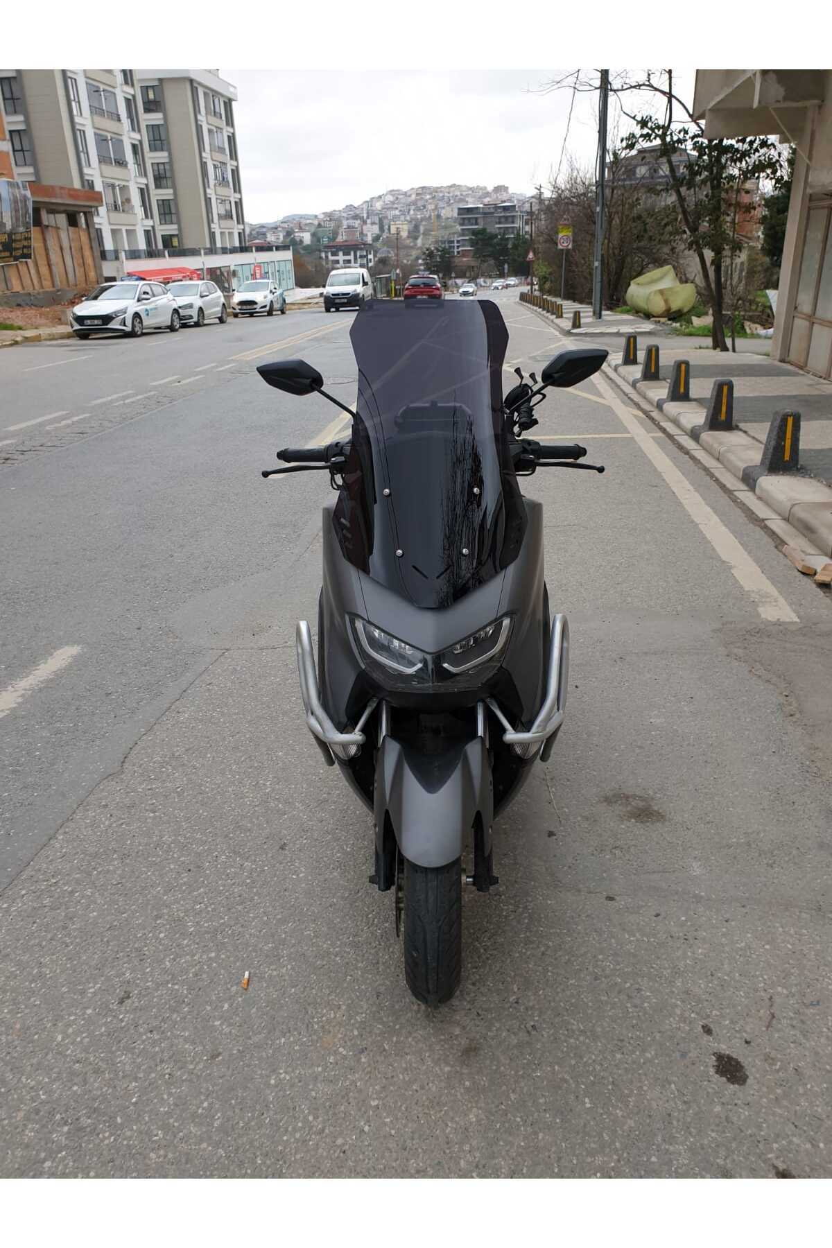 Falcon Cmax 155 Siperlik Ön Cam 2023-2025 Model 65cm Siyah Renkli 4mm ORTA BOYLU CAM