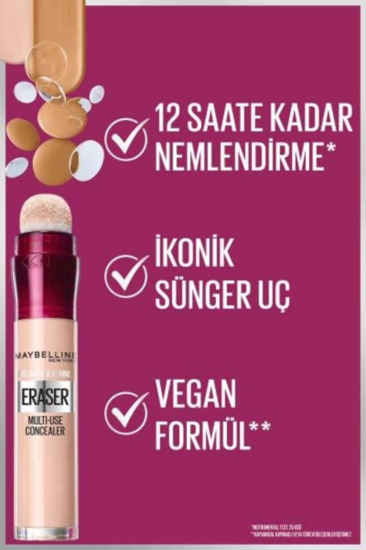 Maybelline New York Kapatıcı - Instant Age Eraser Concealer 07 Sand 3600531465247-4