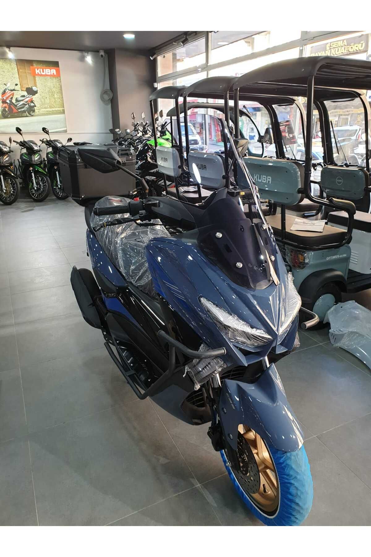 Küba Newcity 125 Siperlik Ön Cam 2023-2025 Model 75cm Füme Renkli 4mm UZUN CAM