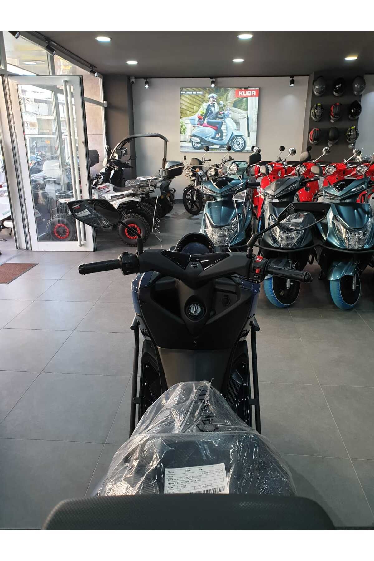 Küba Newcity 125 Siperlik Ön Cam 2023-2025 Model 75cm Şeffaf Renkli 4mm UZUN CAM