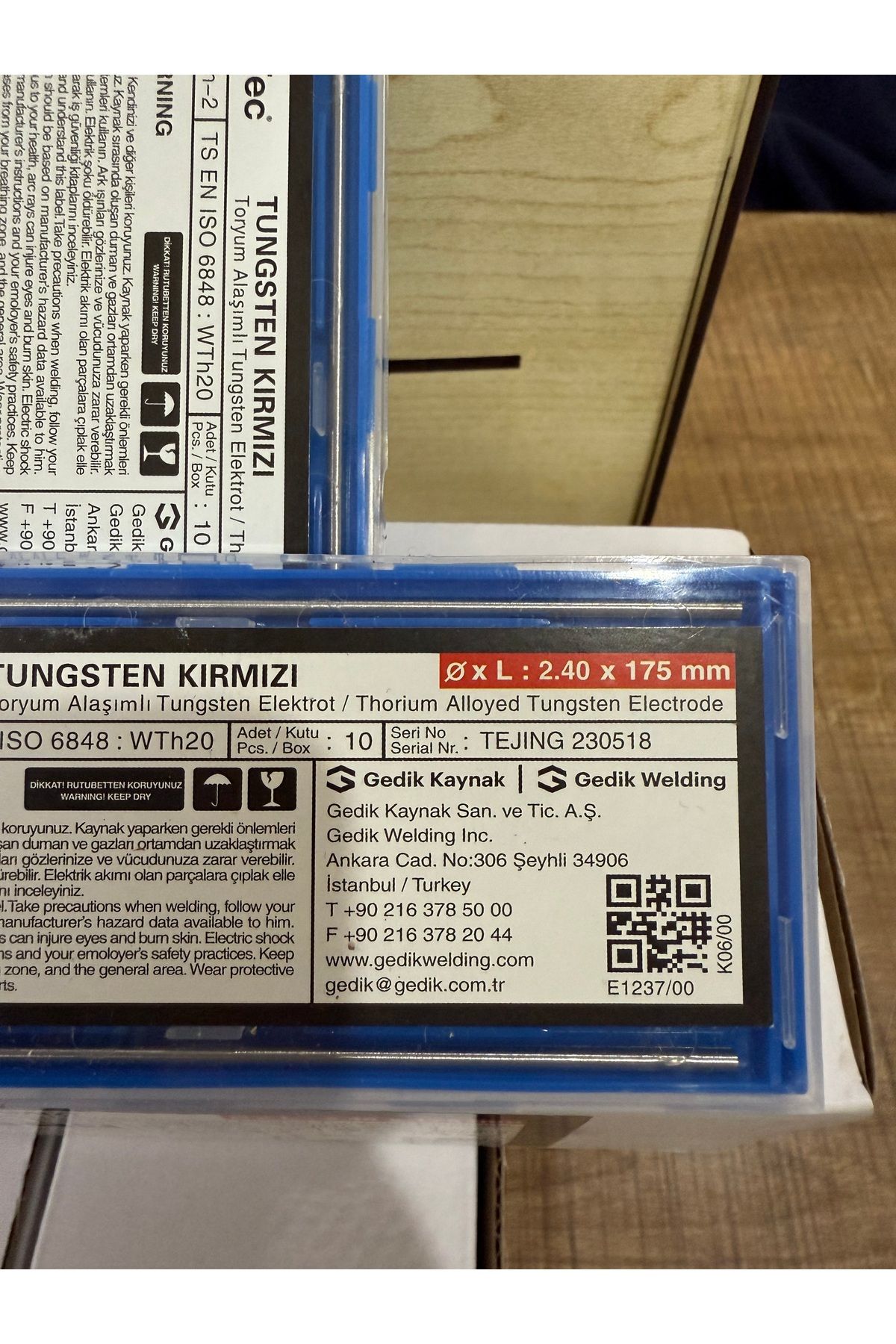 GeKa Tungsten 2.4 kırmızı (10 adet)