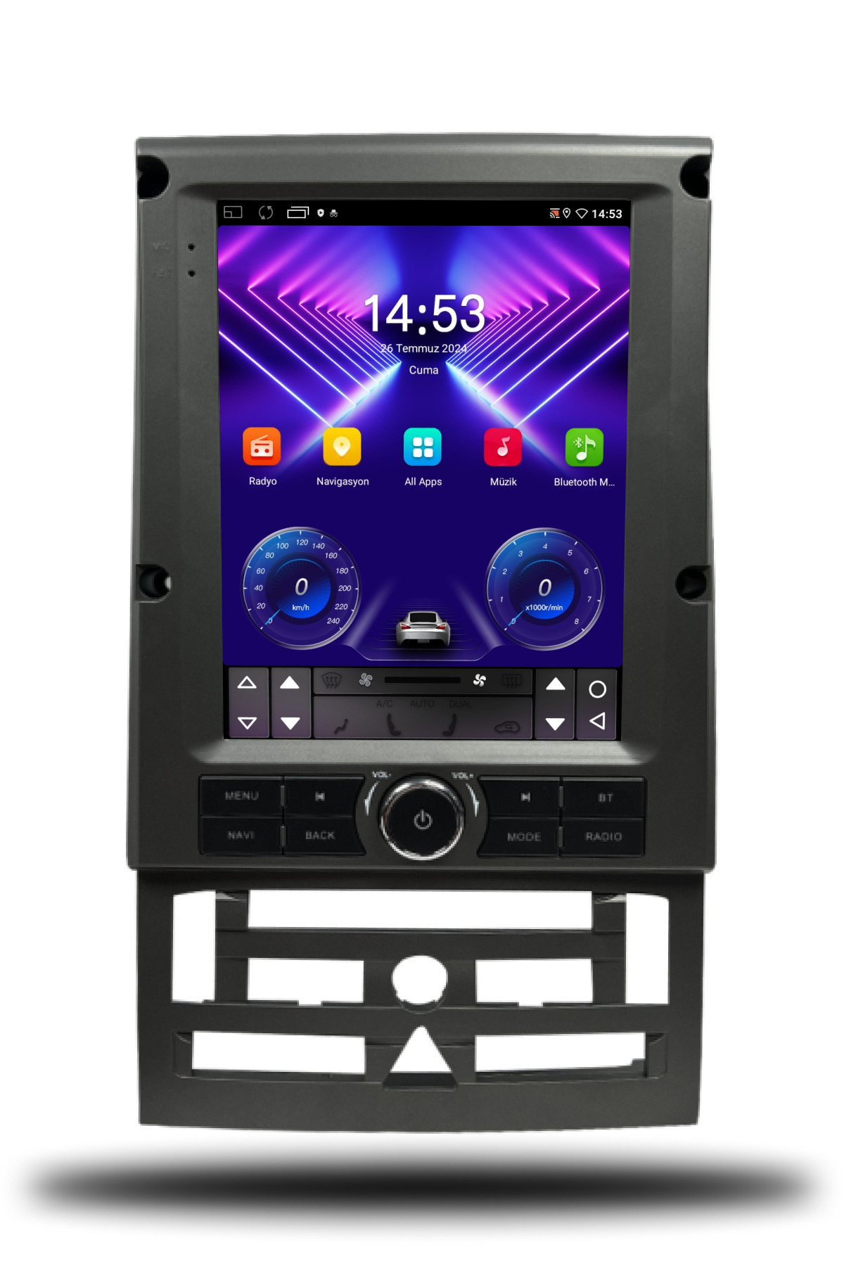 smartgo Peugeot 407 Tesla Ekran 2004-2011 GB Uyumlu Android Carplay Multimedya Sistemi