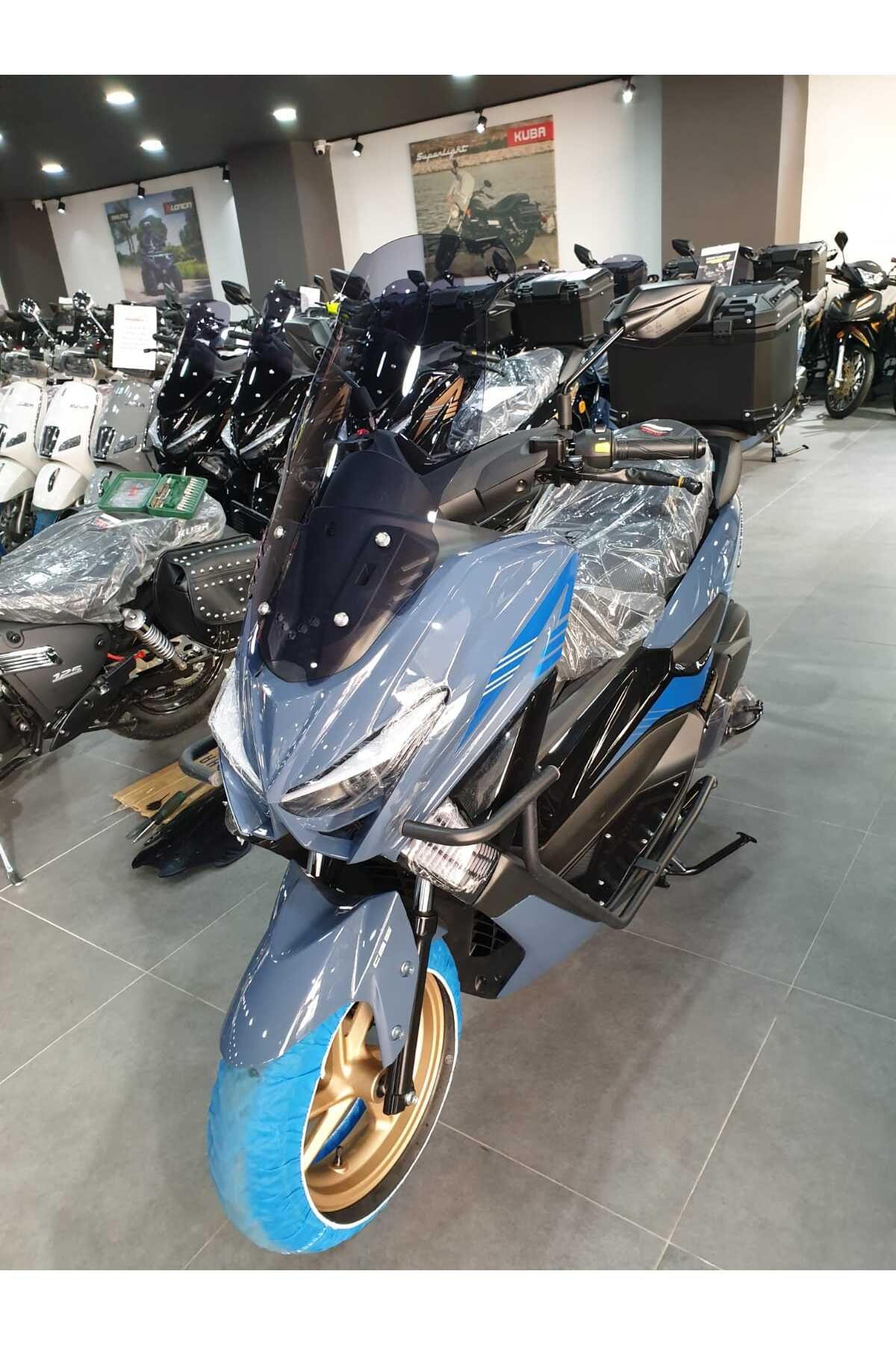 Küba Newcity 125 Siperlik Ön Cam 2023-2025 Model 75cm Füme Renkli 4mm UZUN CAM