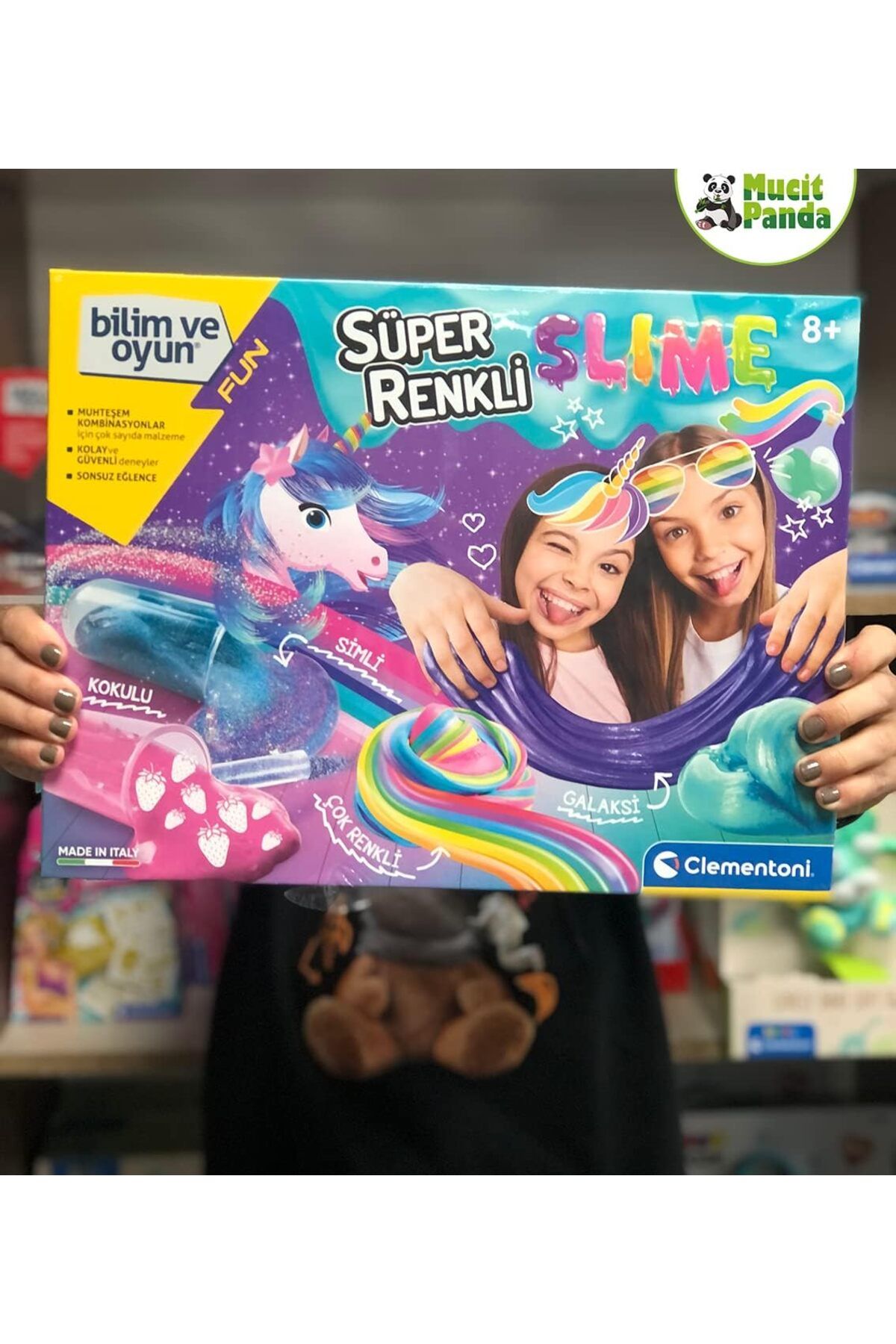 CLEMENTONI-Science And Game Super Colorful Slime 64812 Licensed Product 3