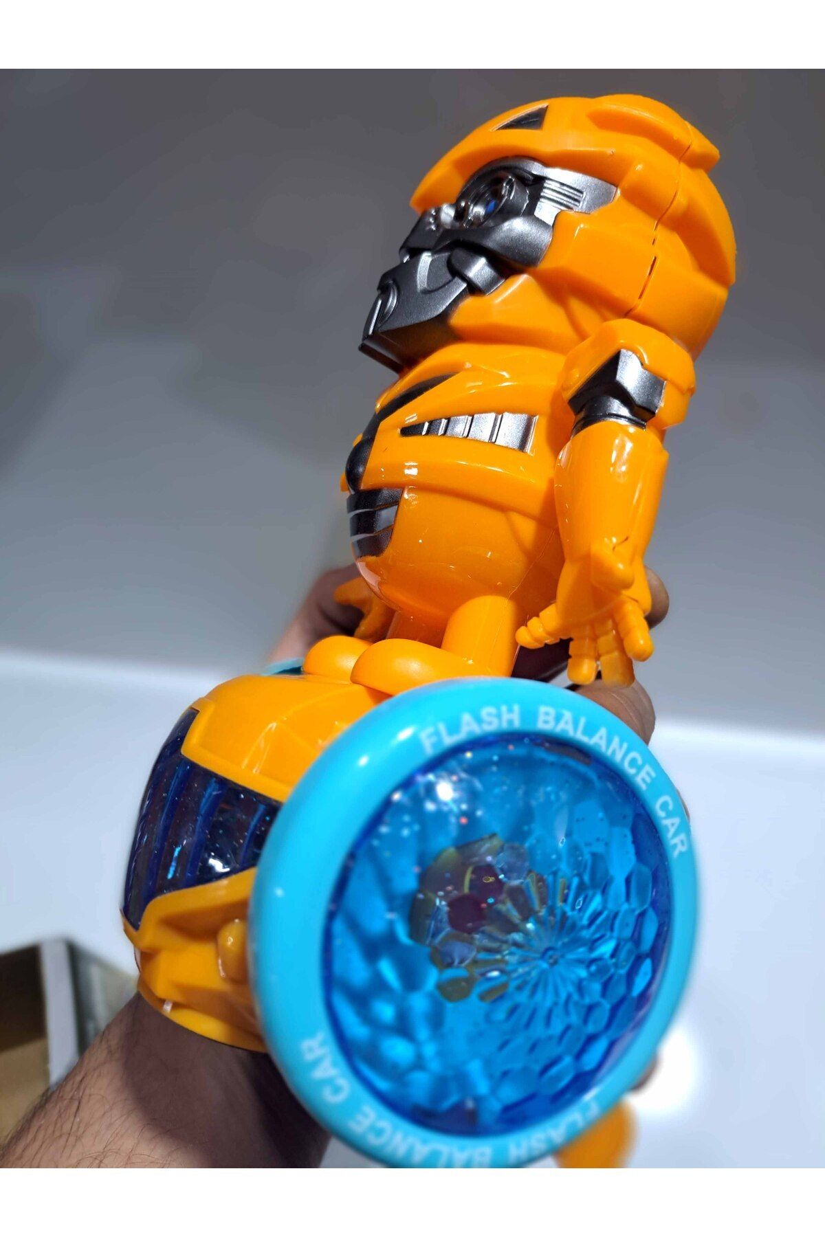 FEN TOYS-Robot Toy - Colorful, Light Sound, Can Move, 17X14Cm, 360 Degree Rotation 3
