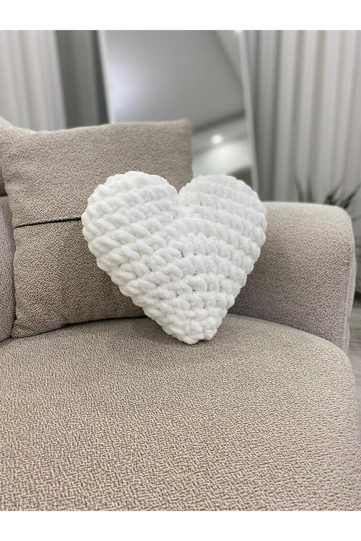 Home-Decorative Pillow with Heart - Heart Shaped Custom Pillow / the Most Beautiful of Gift Choices: Heart Pillow 6