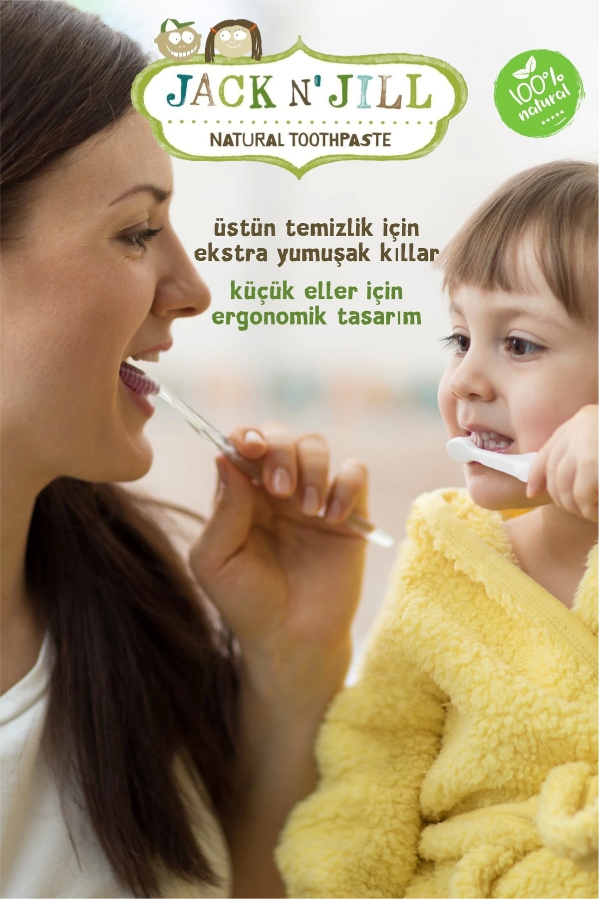 Jack N'Jill Jack N Jill Doğal Diş Fırçası - Unicorn fotoğrafı 6 (önizleme)