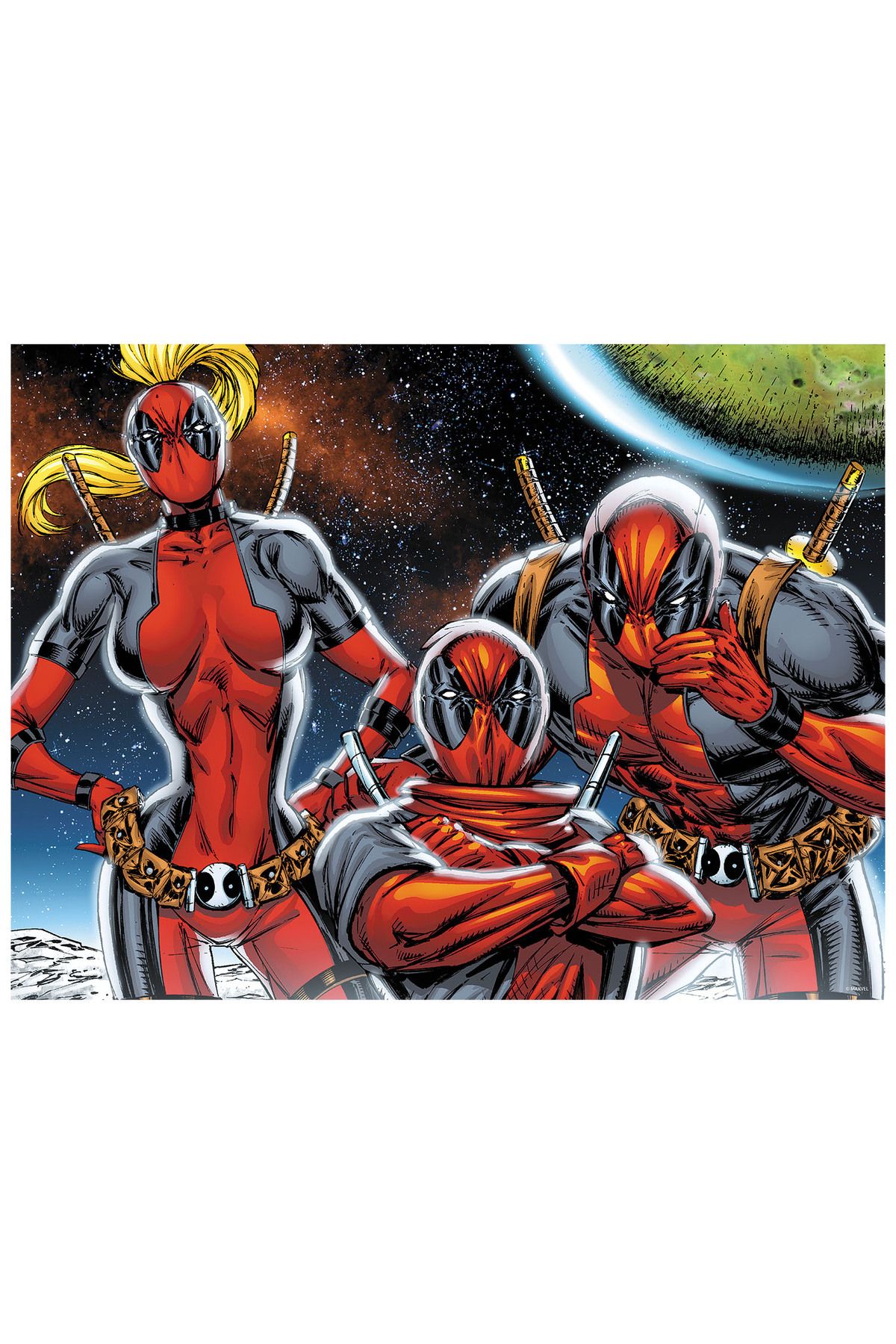 Prime 3D Marvel Deadpool Puzzle 500 Parça 32807
