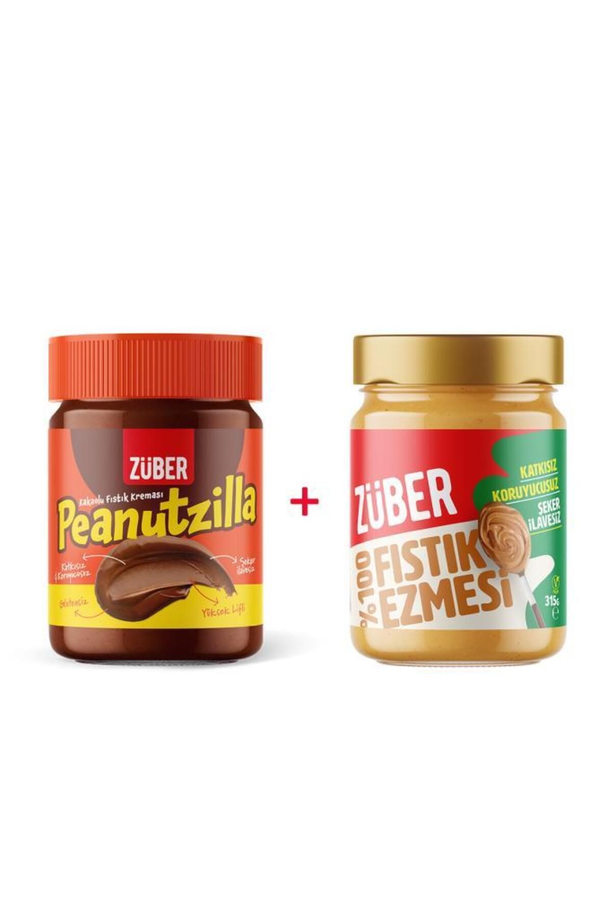 Züber Peanutzilla x1+ %100 Fıstık Ezmesi x1