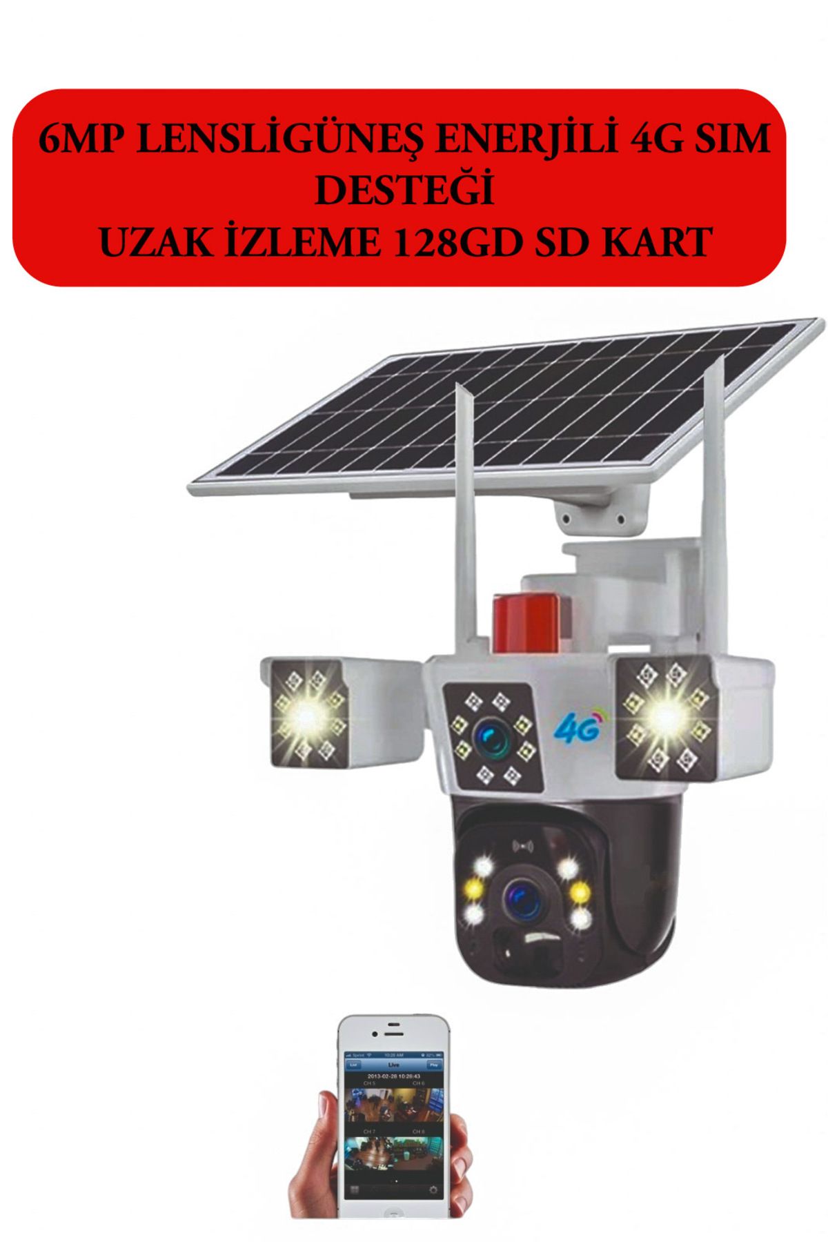 OEM GÜNEŞ ENERJİLİ 4G PTZ KAMERA